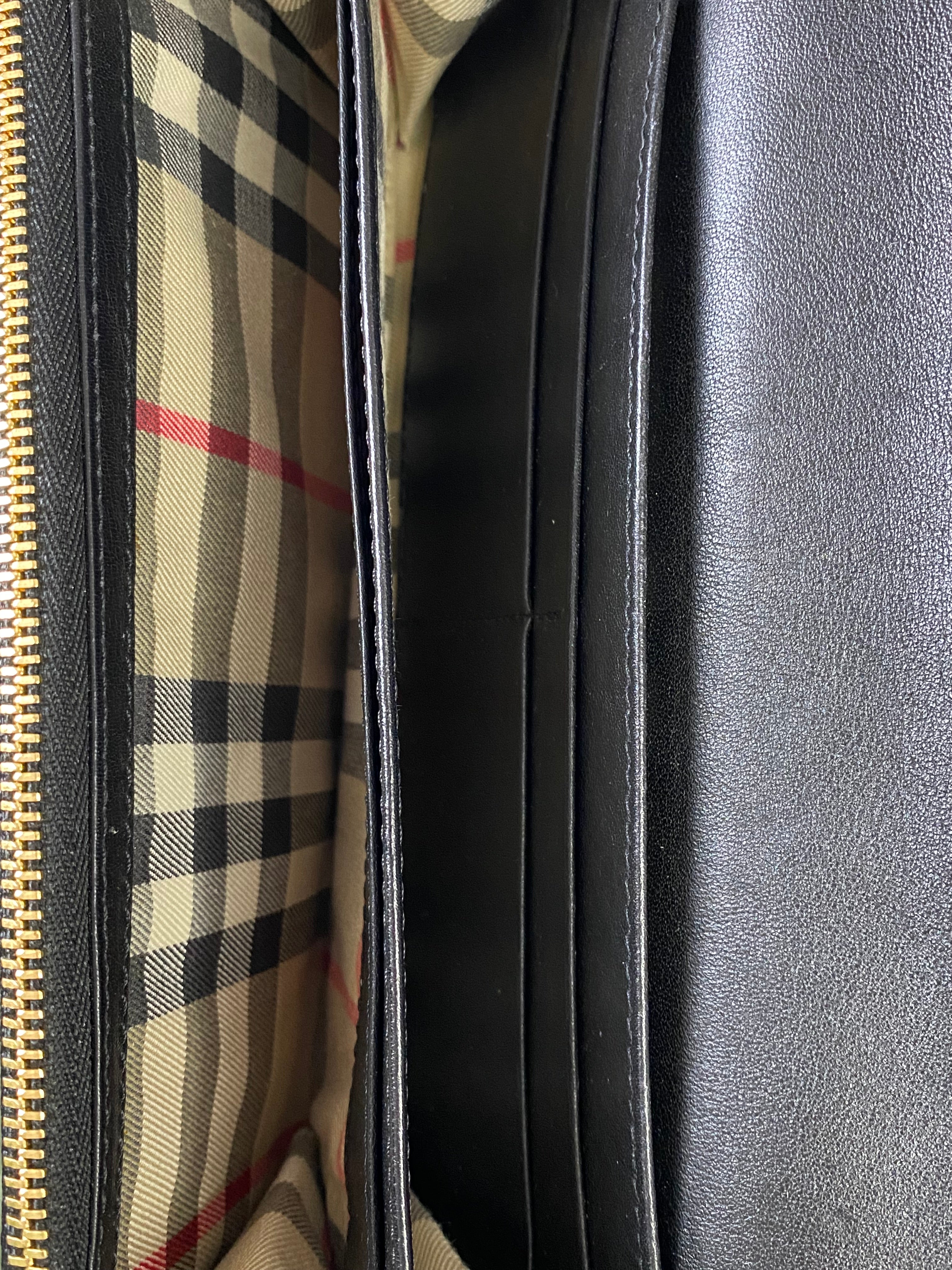 Burberry Black Long Wallet-wallet-Burberry-The Closet Egypt