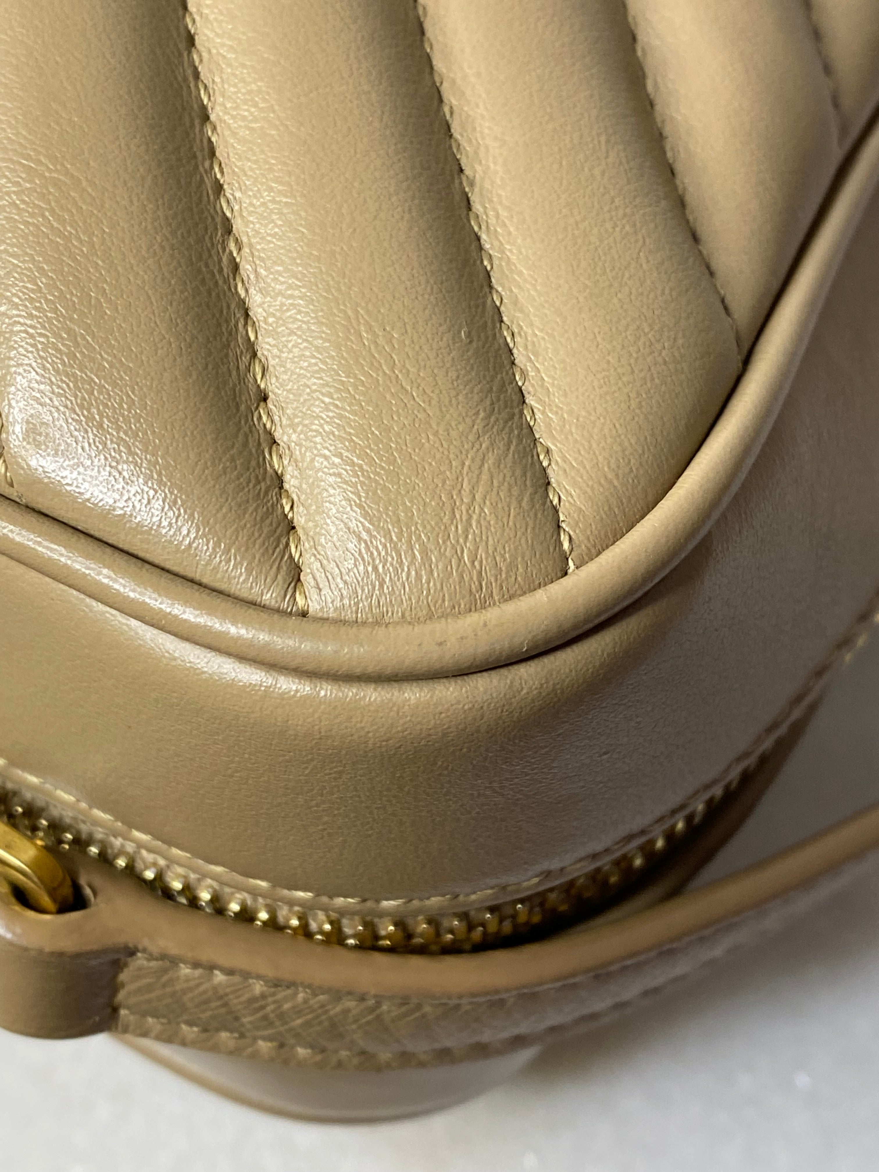 YSL Beige Lou Camera Crossbody Bag-handbag-YSL-The Closet Egypt