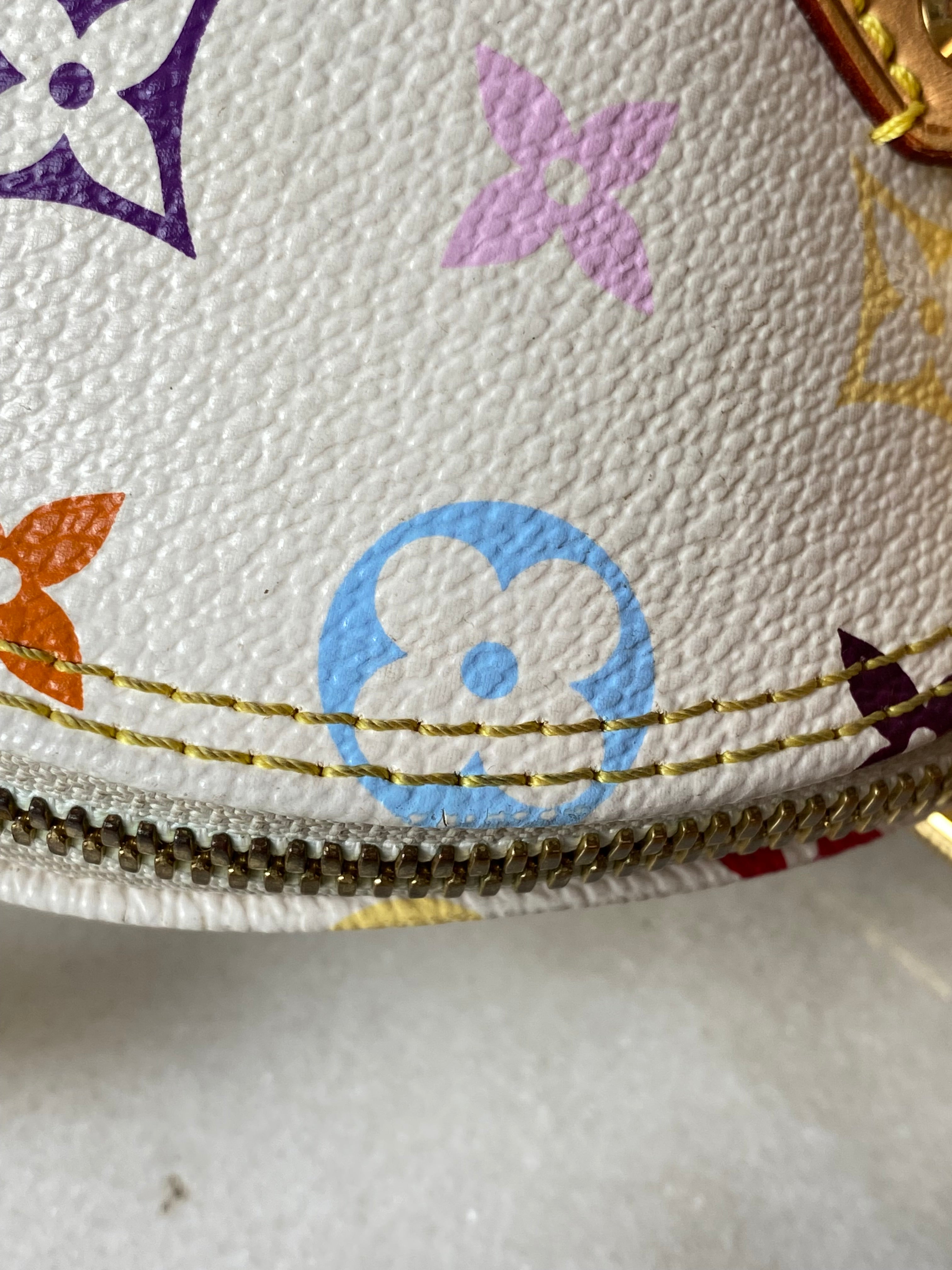 Louis Vuitton White Multicolored Monogram Alma MM Bag-handbag-Louis Vuitton-The Closet Egypt