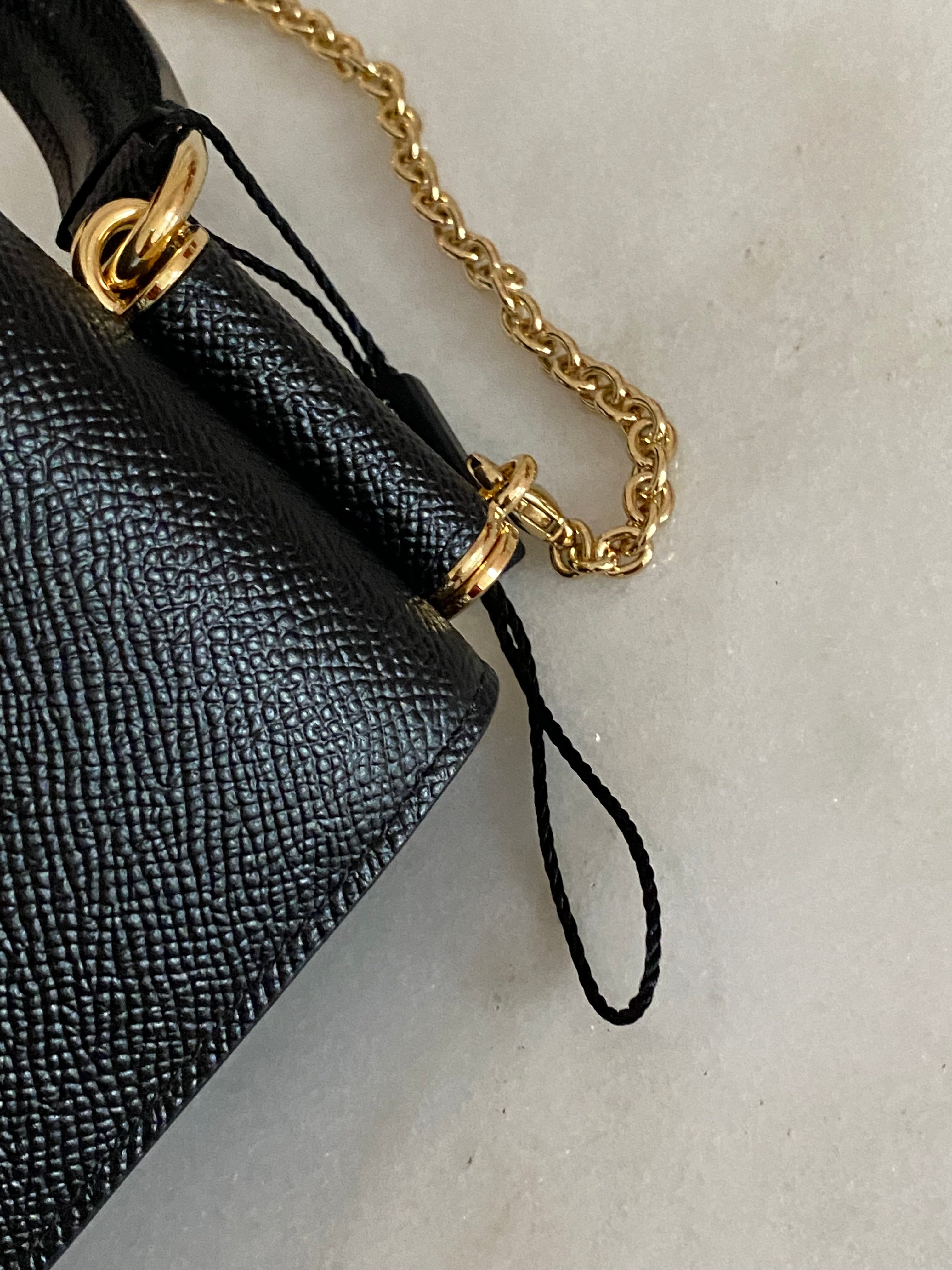 Dolce & Gabbana Black Dauphine Phone Bag-handbag-Dolce & Gabbana-The Closet Egypt