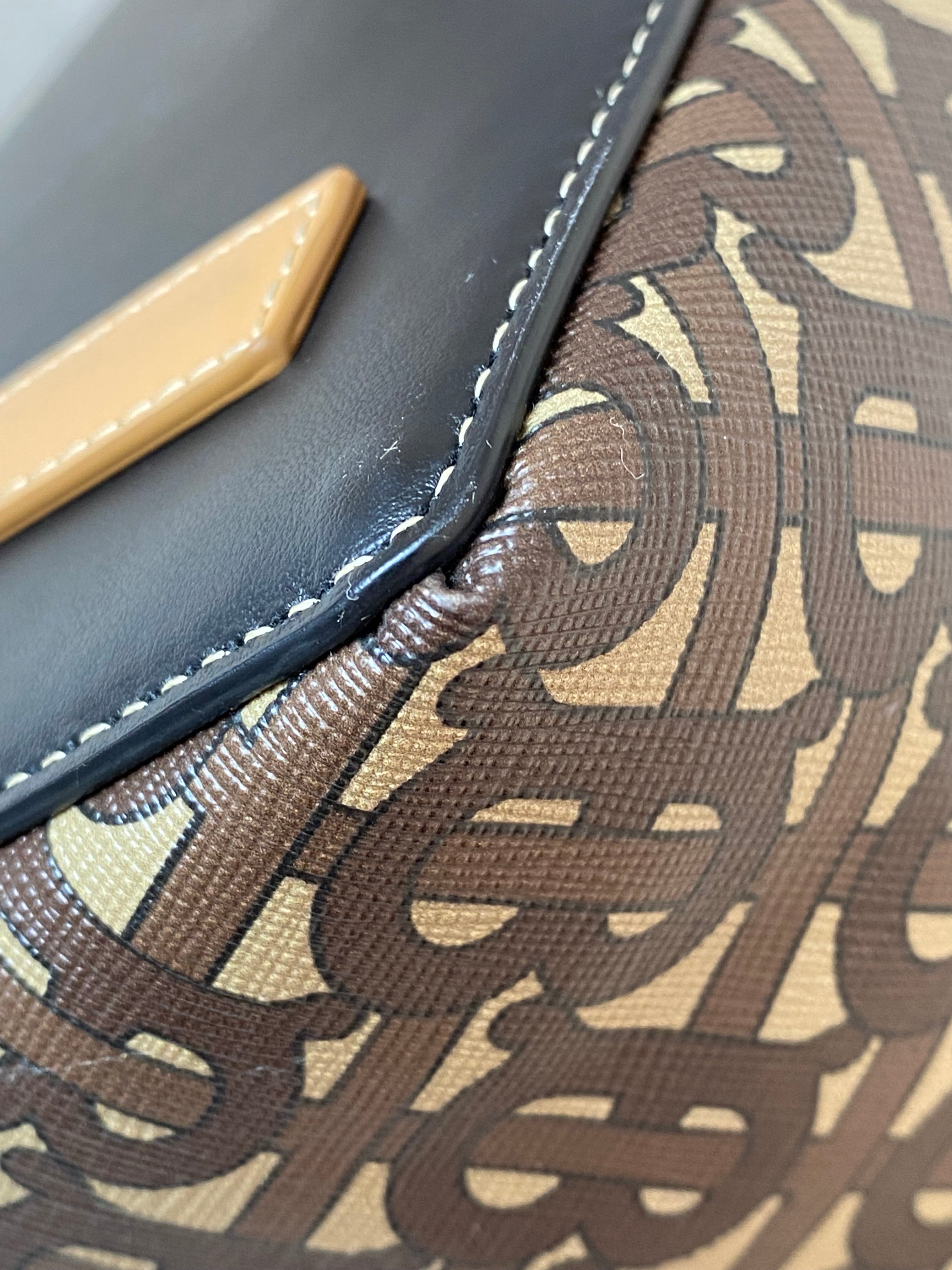 Burberry Brown TB Printing Society Large Tote Bag-handbag-Burberry-The Closet Egypt