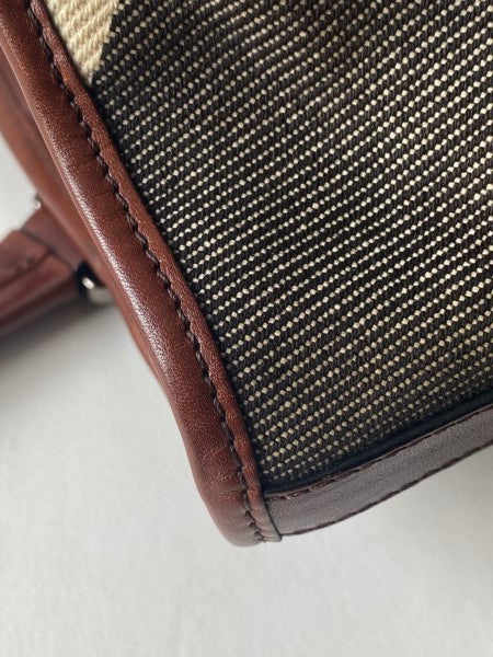 Burberry Brown Mega Check Shoulder Bag-handbag-Burberry-The Closet Egypt