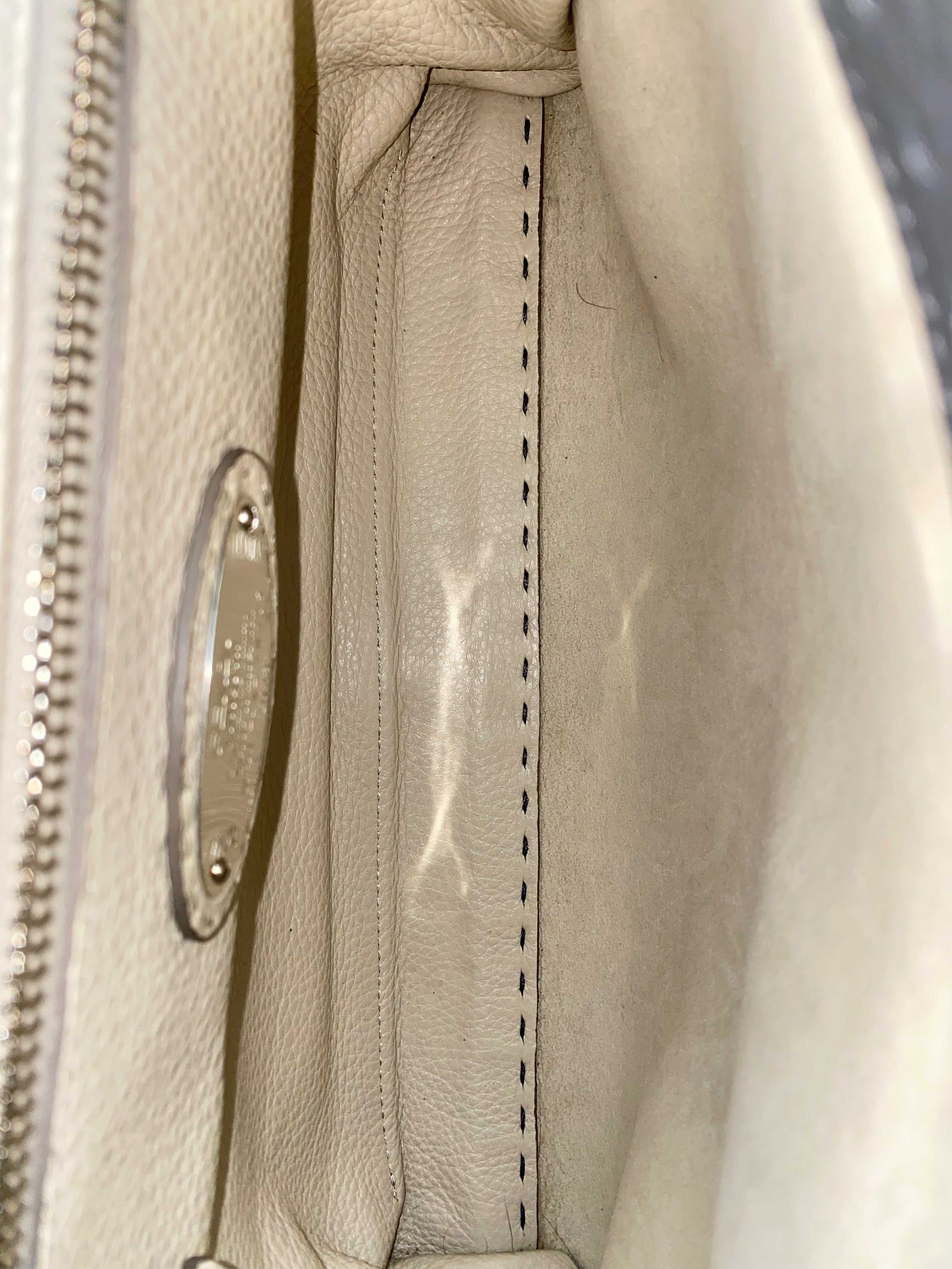 Fendi Dark Grey Selleria Peekaboo ISeeU Medium Bag
