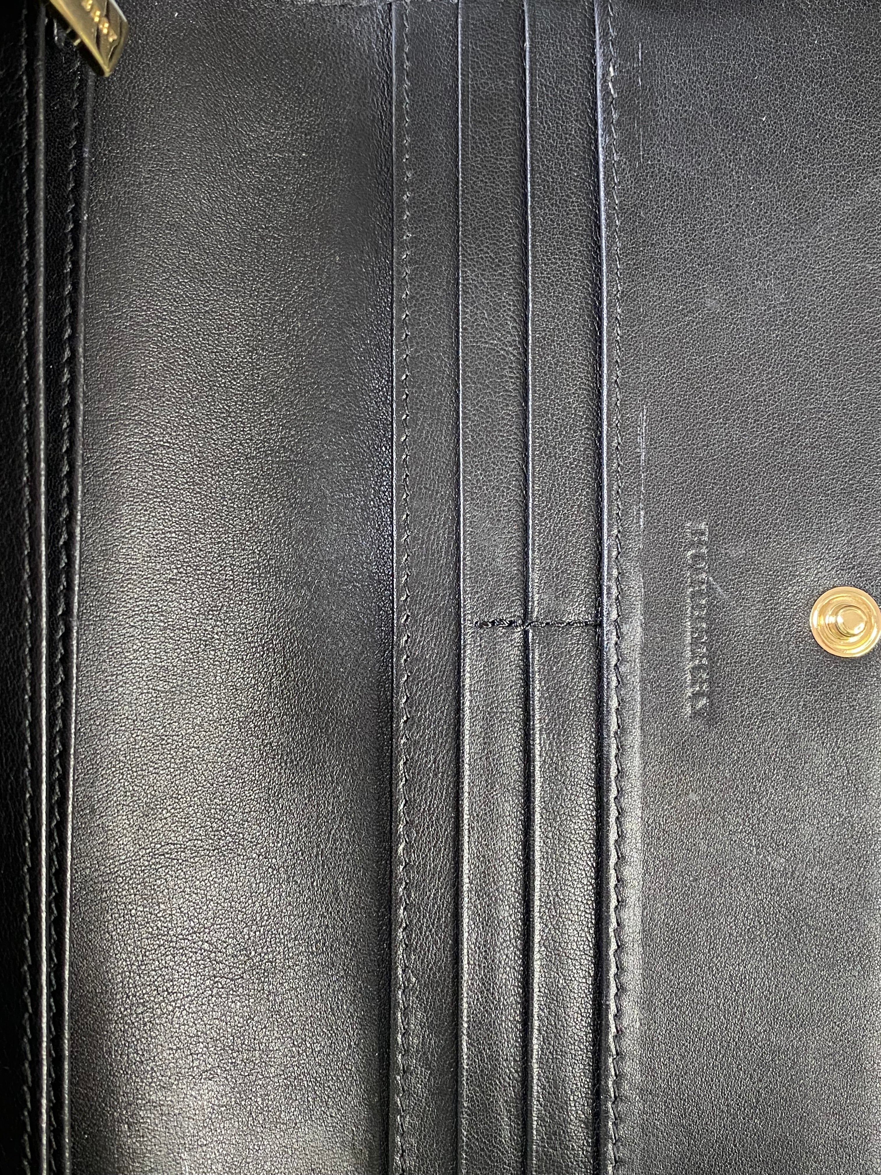 Burberry Black Long Wallet-wallet-Burberry-The Closet Egypt