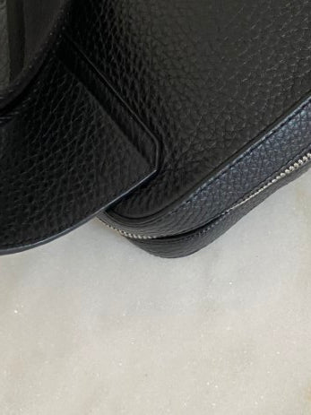 Dolce & Gabbana Black Hammered Palermo Zaino Backpack One Shoulder Bag-handbag-Dolce & Gabbana-The Closet Egypt