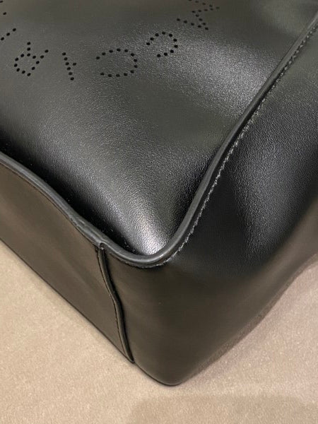 Stella Mccartney Black Mini Logo Crossbody Bag-handbag-Stella Mccartney-The Closet Egypt