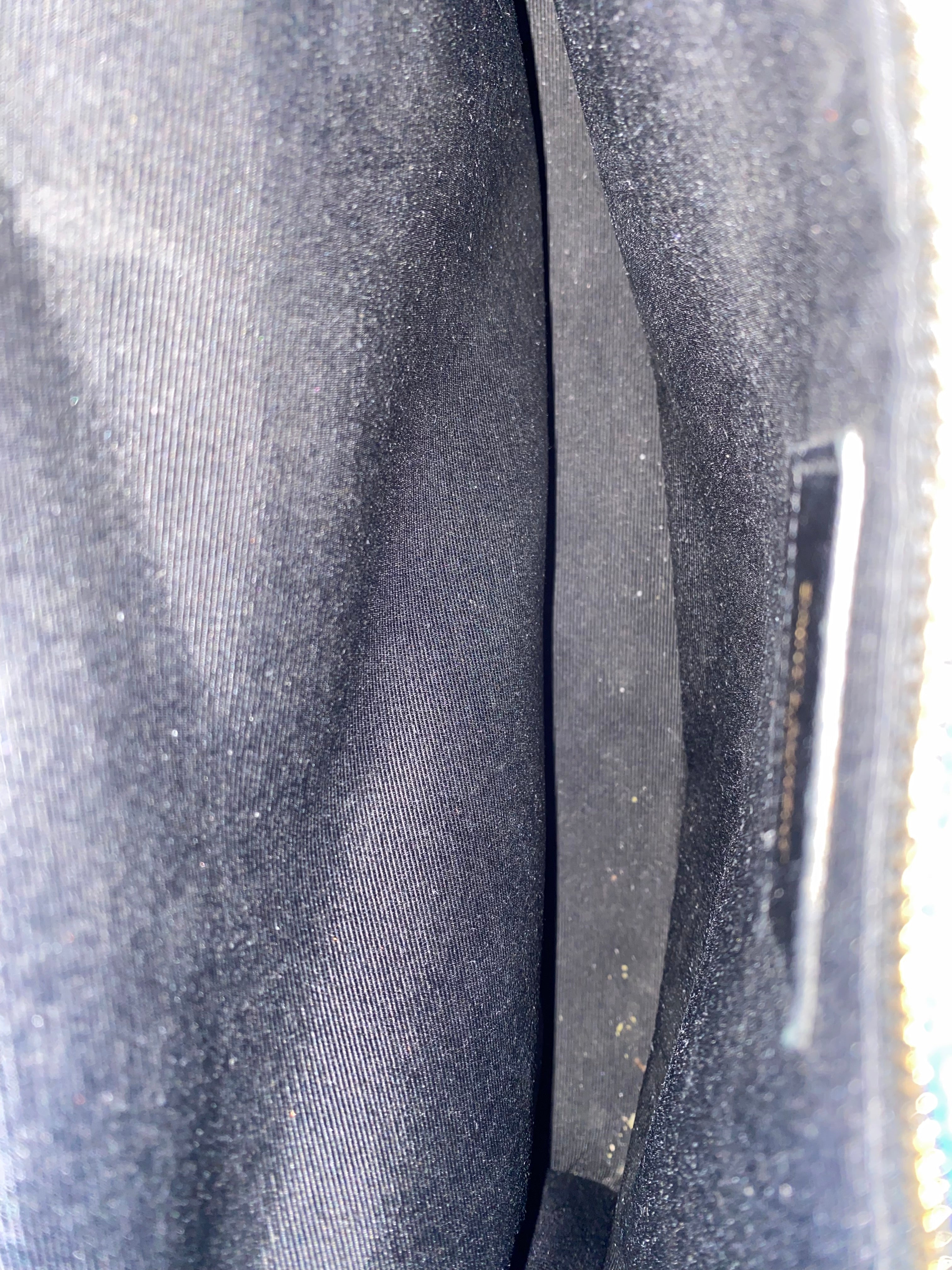 YSL Blue Monogram Chevron Shoulder Bag-handbag-YSL-The Closet Egypt