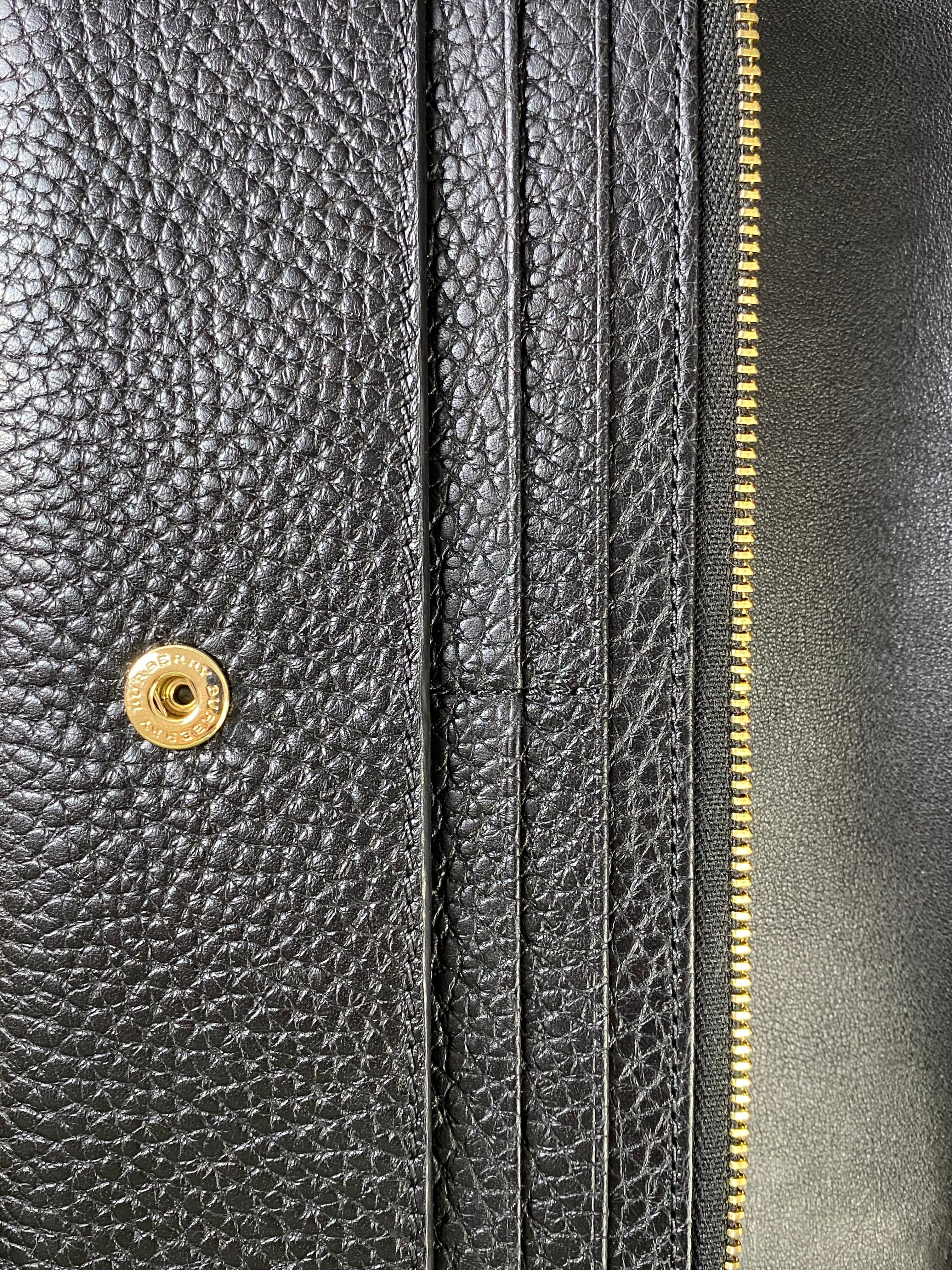 Burberry Black Long Wallet-wallet-Burberry-The Closet Egypt