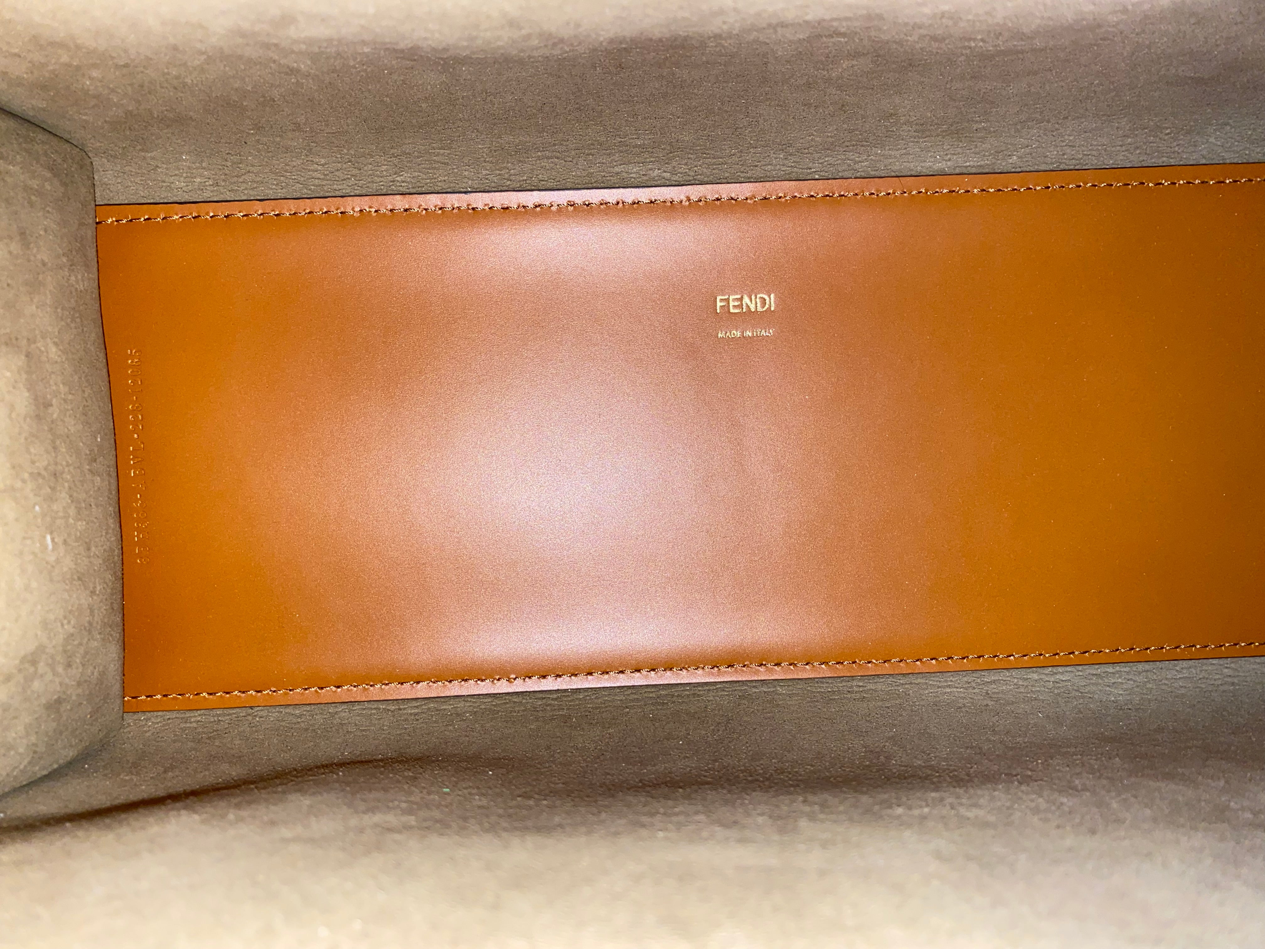 Fendi Camel Sunshine Medium Tote Bag