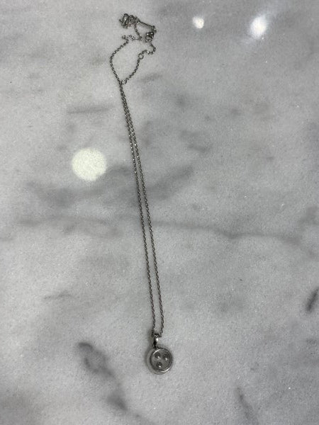 Chopard 18K White Gold Diamond Happy Icons Necklace-Necklaces-Chopard-The Closet Egypt