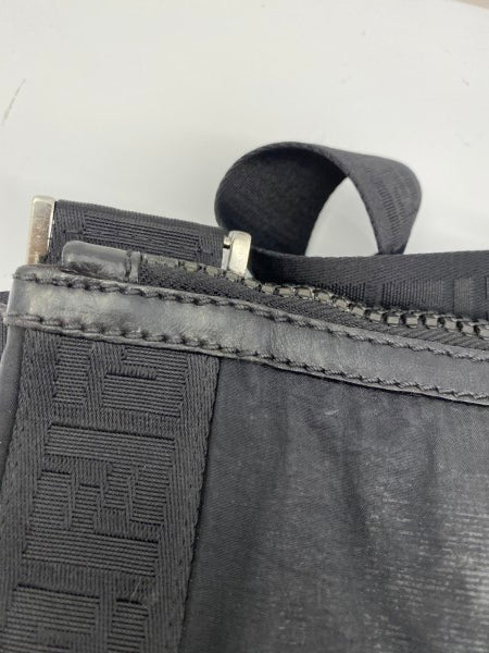 Fendi Black Zucca Nylon Crossbody Bag-handbag-Fendi-The Closet Egypt