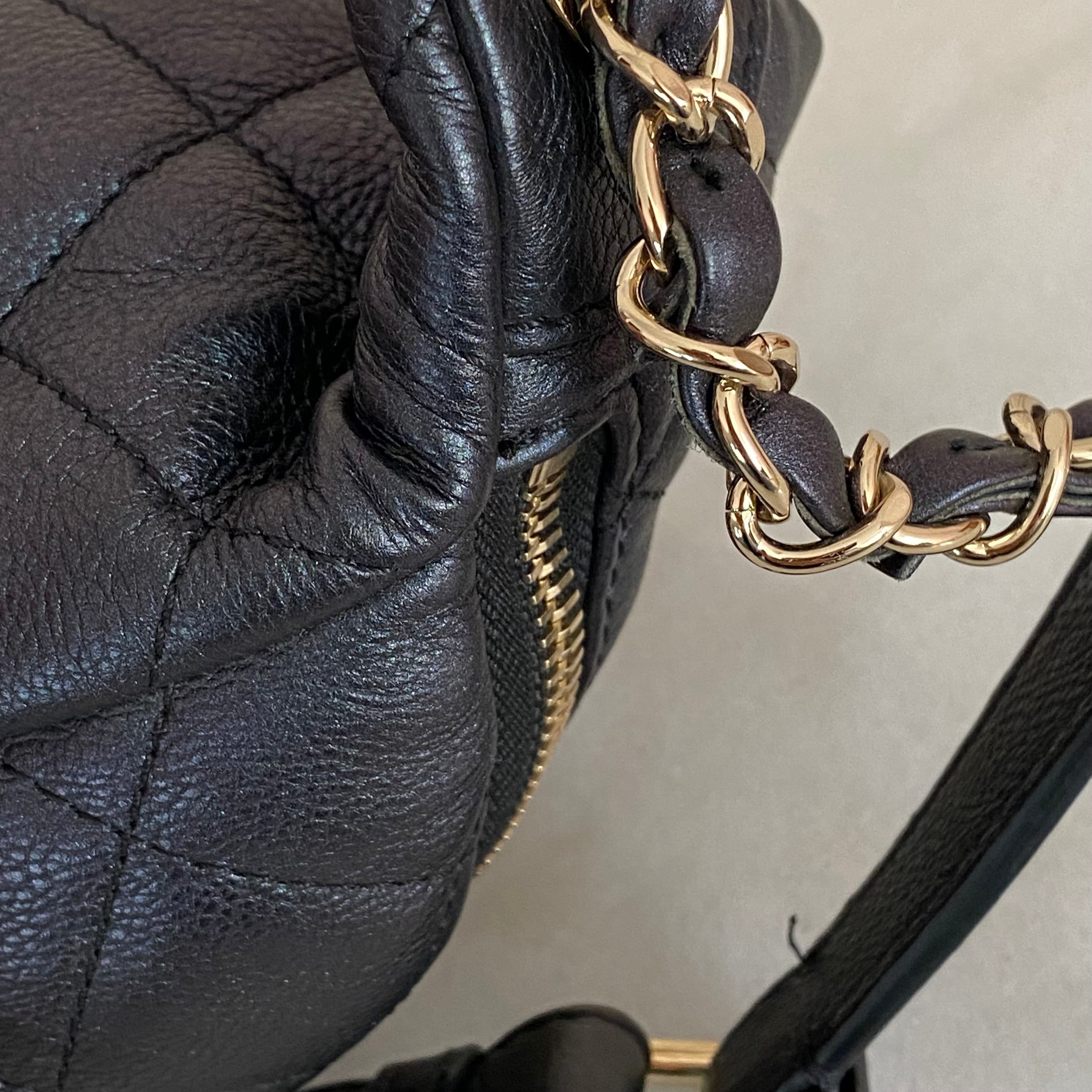 Chanel Navy Blue Fanny Pack Oxide Waist Bag-Waist Bag-Chanel-The Closet Egypt