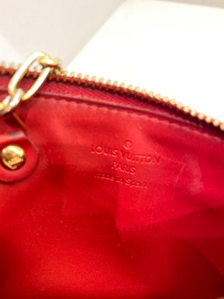 Louis Vuitton Red Vernice Card Holder-Card Holder-Louis Vuitton-The Closet Egypt