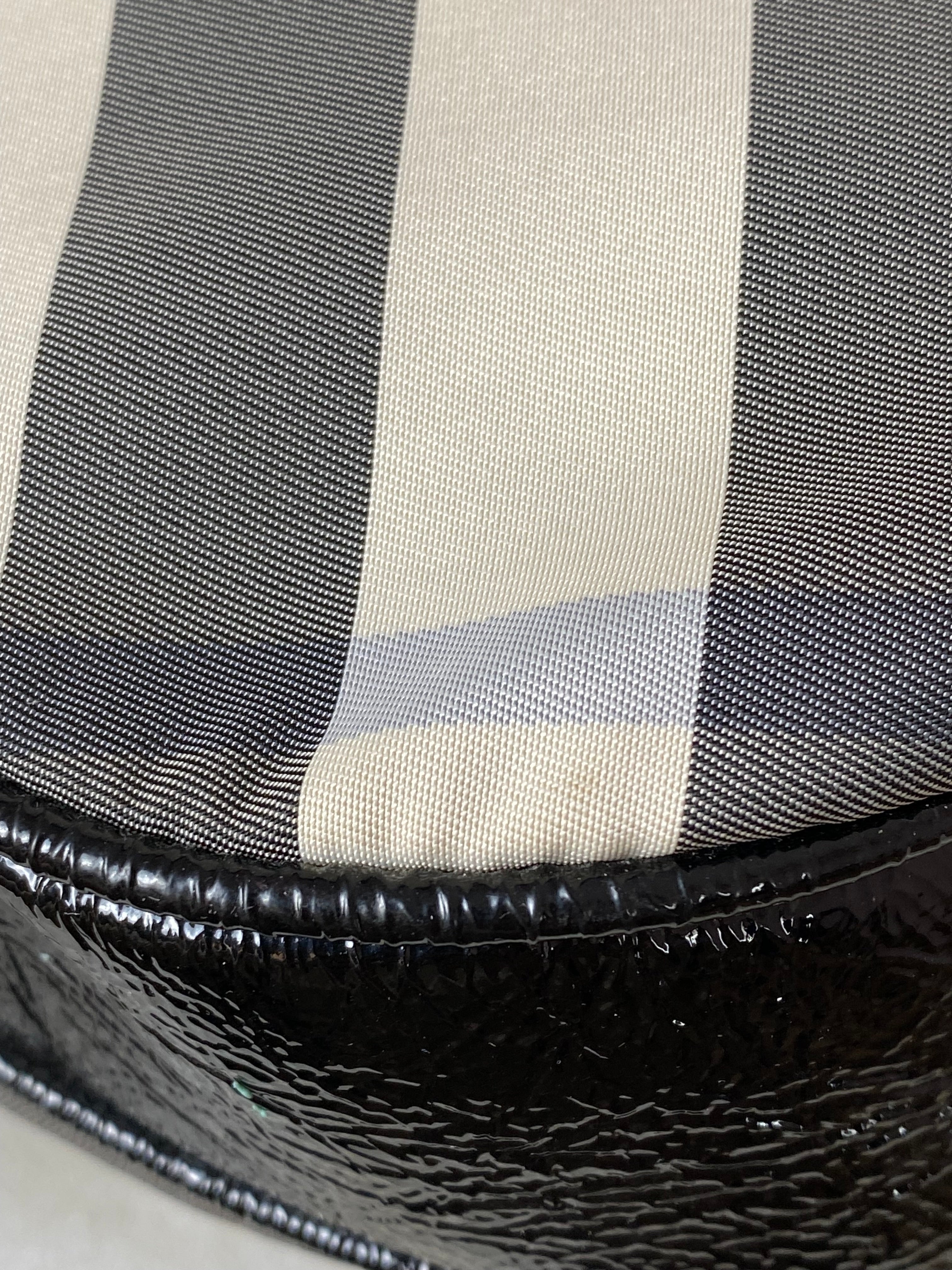 Burberry Black Supernova Brooklyn Hobo Beat Check Shoulder Bag