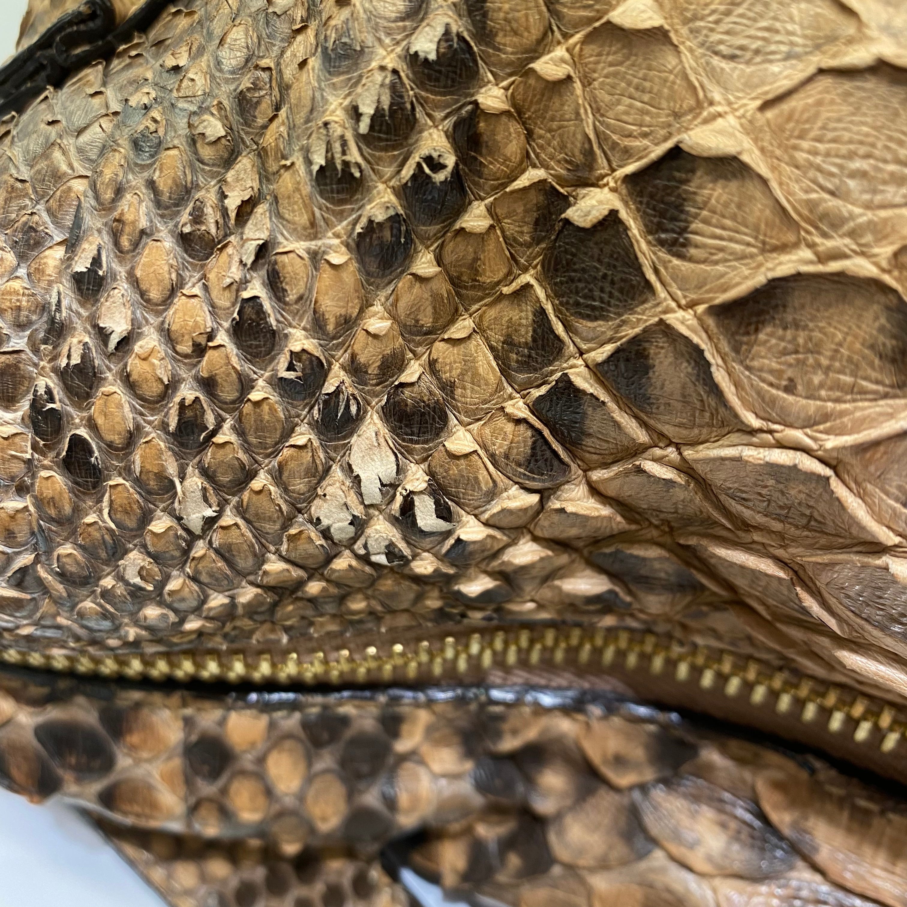 Chloe Brown Python Paraty Tote Shoulder Bag-handbag-Chloe-The Closet Egypt