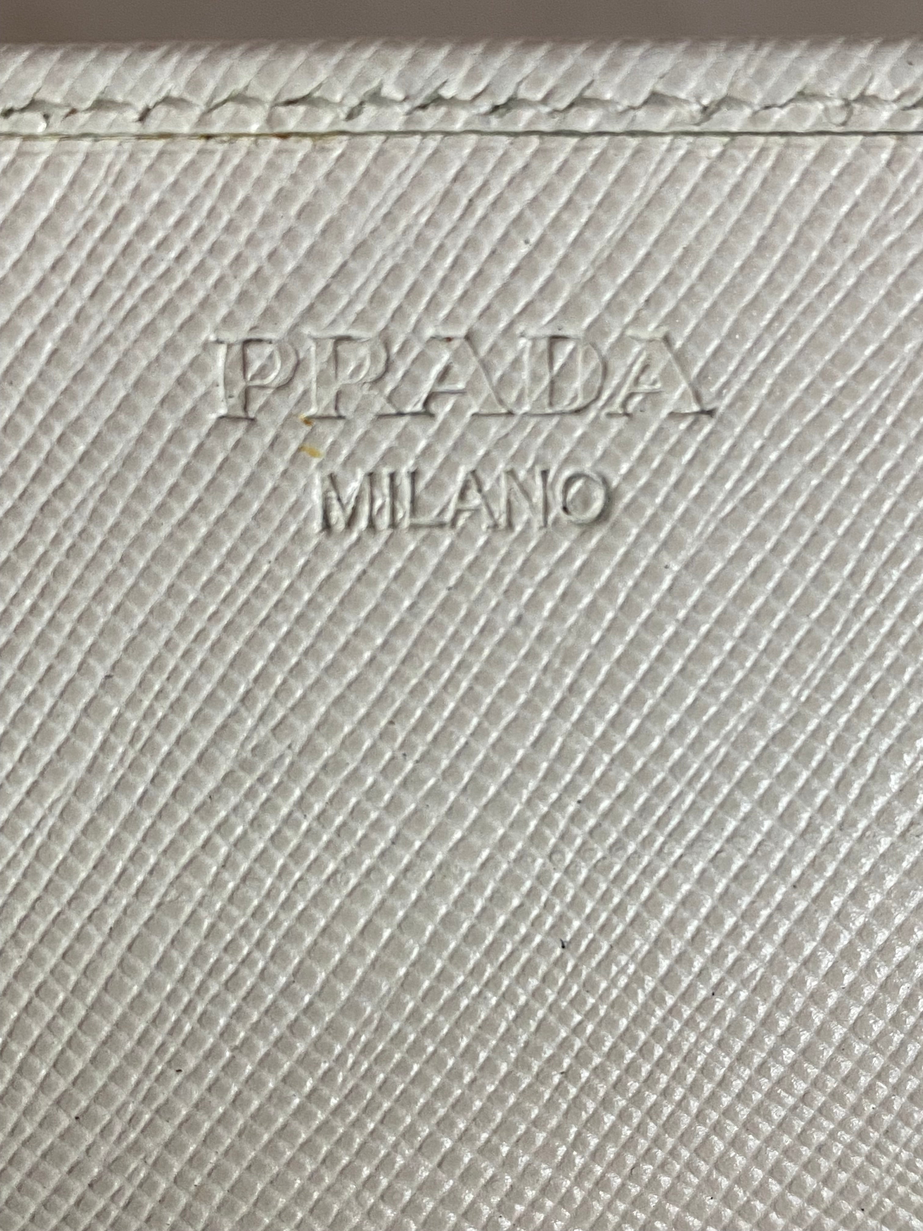 Prada White WOC-wallet-Prada-The Closet Egypt