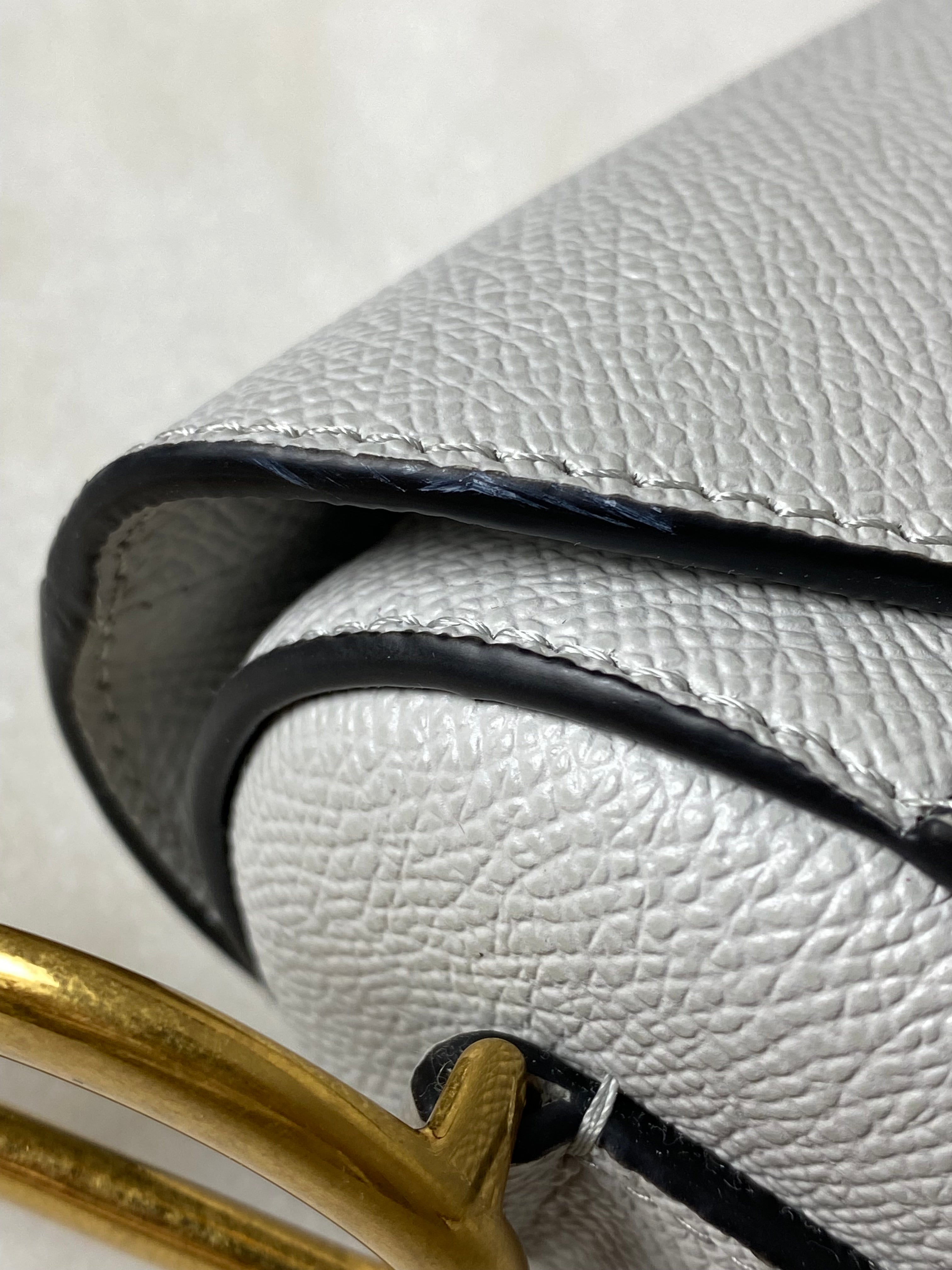 Christian Dior Grey Saddle Bag W/ Strap-handbag-Christian Dior-The Closet Egypt
