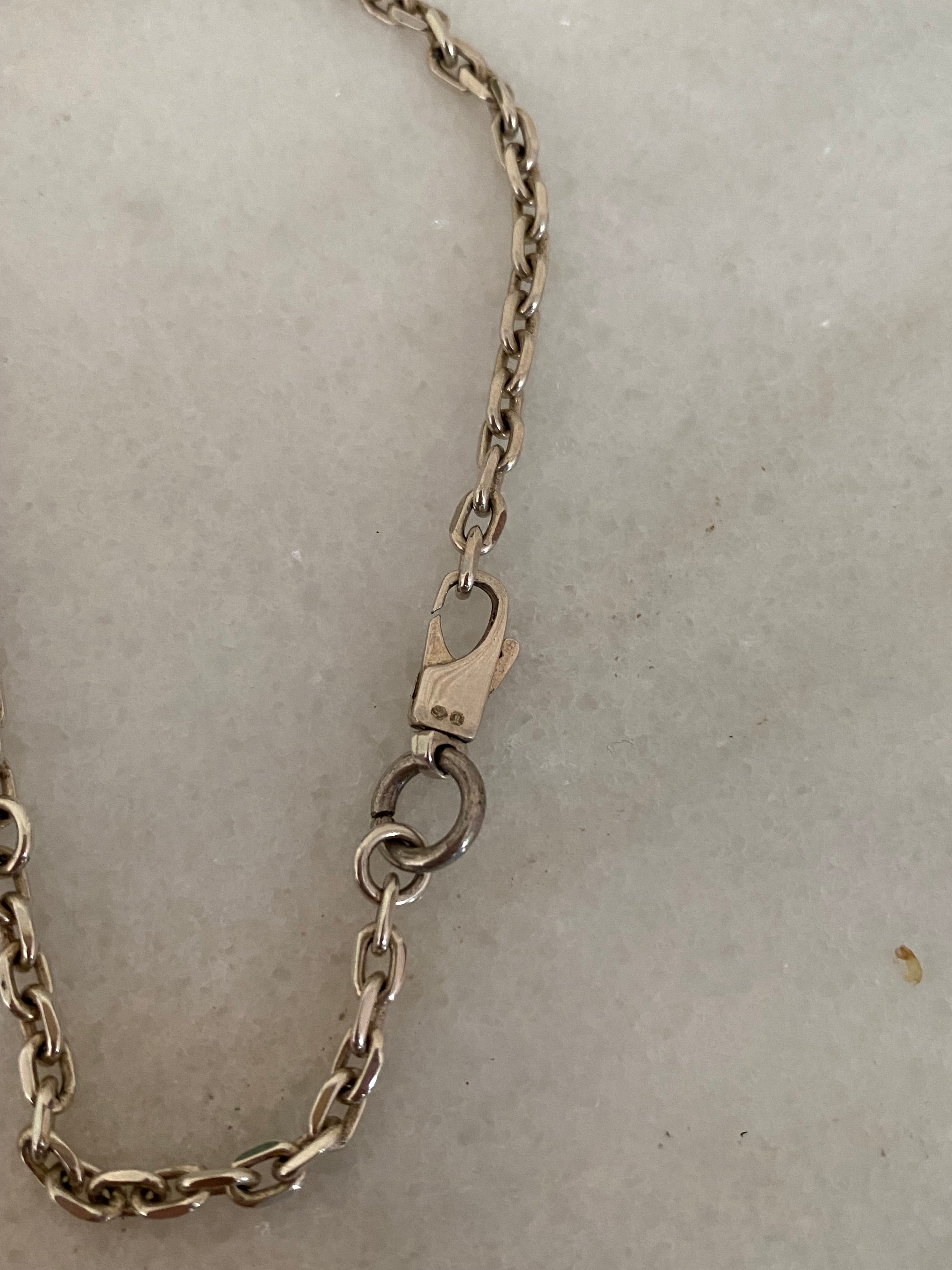 Gucci Silver Trademark Necklace-Necklaces-Gucci-The Closet Egypt