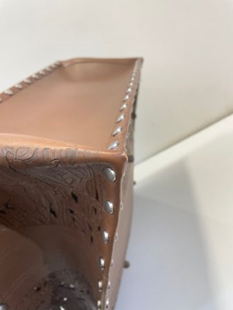 Christian Dior Brown Tote Book Sculpted Bag-handbag-Christian Dior-The Closet Egypt