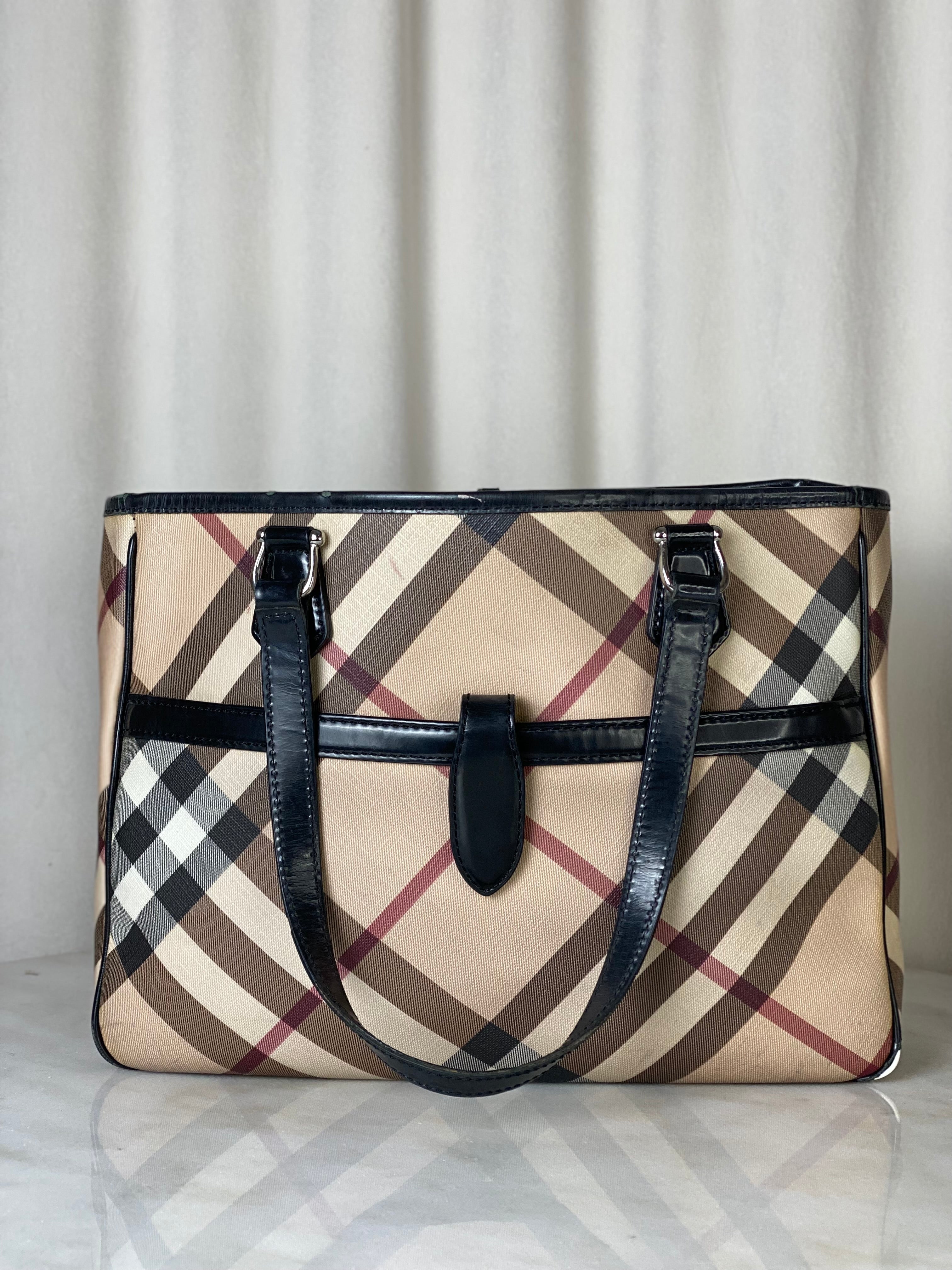 Burberry Nova Check Shoulder Bag-handbag-Burberry-The Closet Egypt