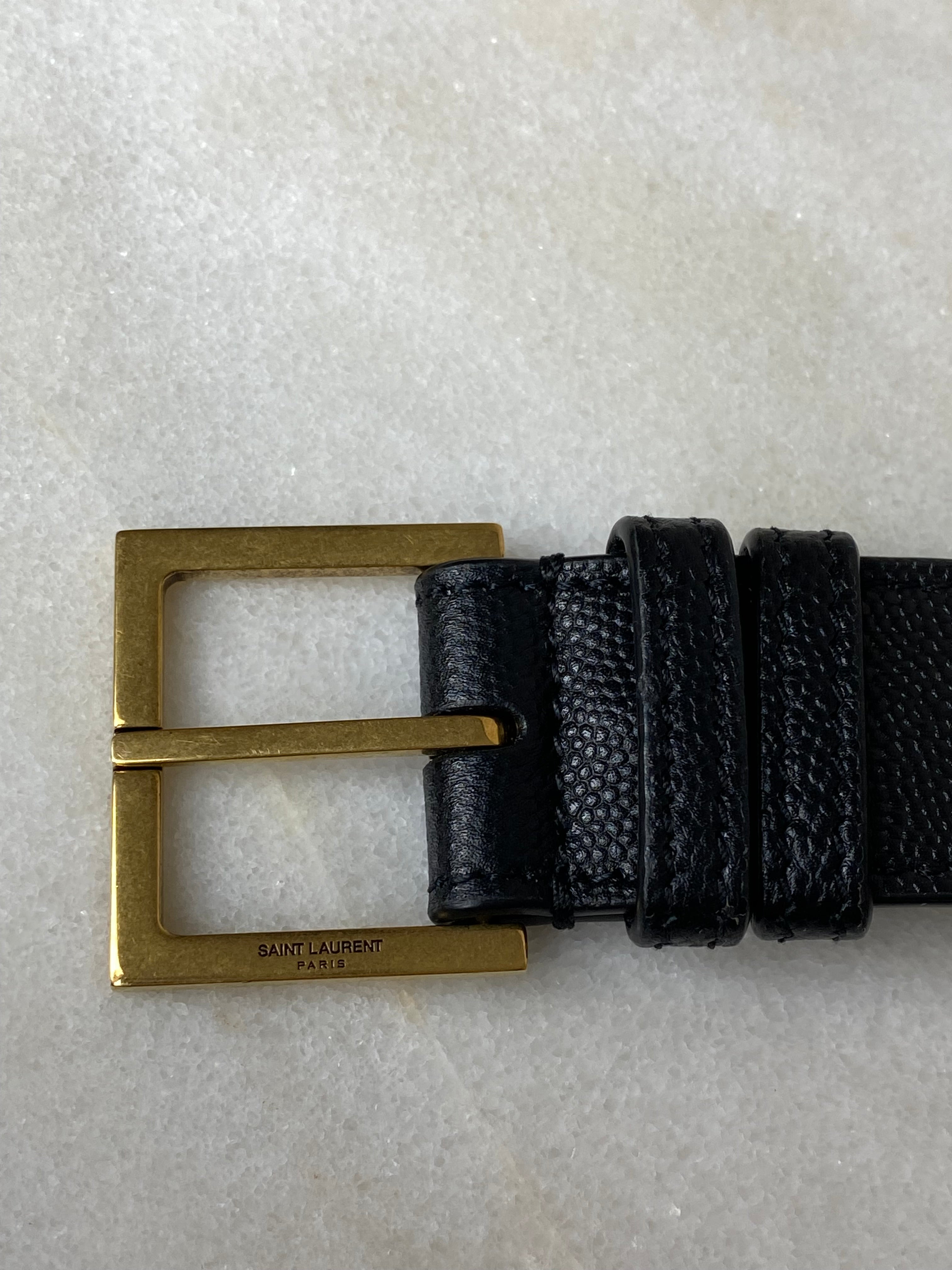 YSL Black Waist Bag