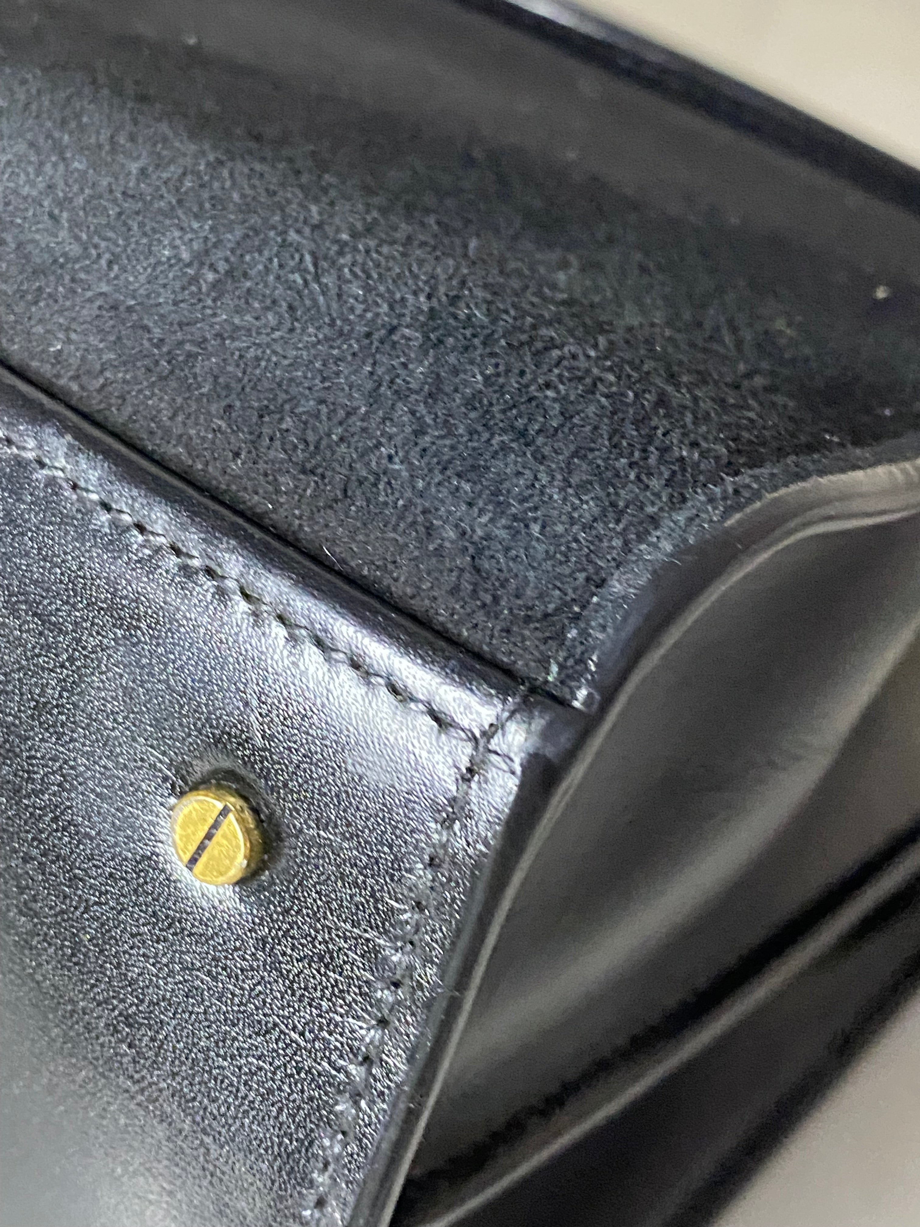 YSL Black Cassandra Top Handle Bag-handbag-YSL-The Closet Egypt