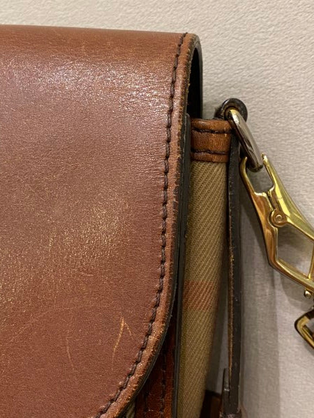 Burberry Brown House Check Bridle Abbott Crossbody Bag-handbag-Burberry-The Closet Egypt