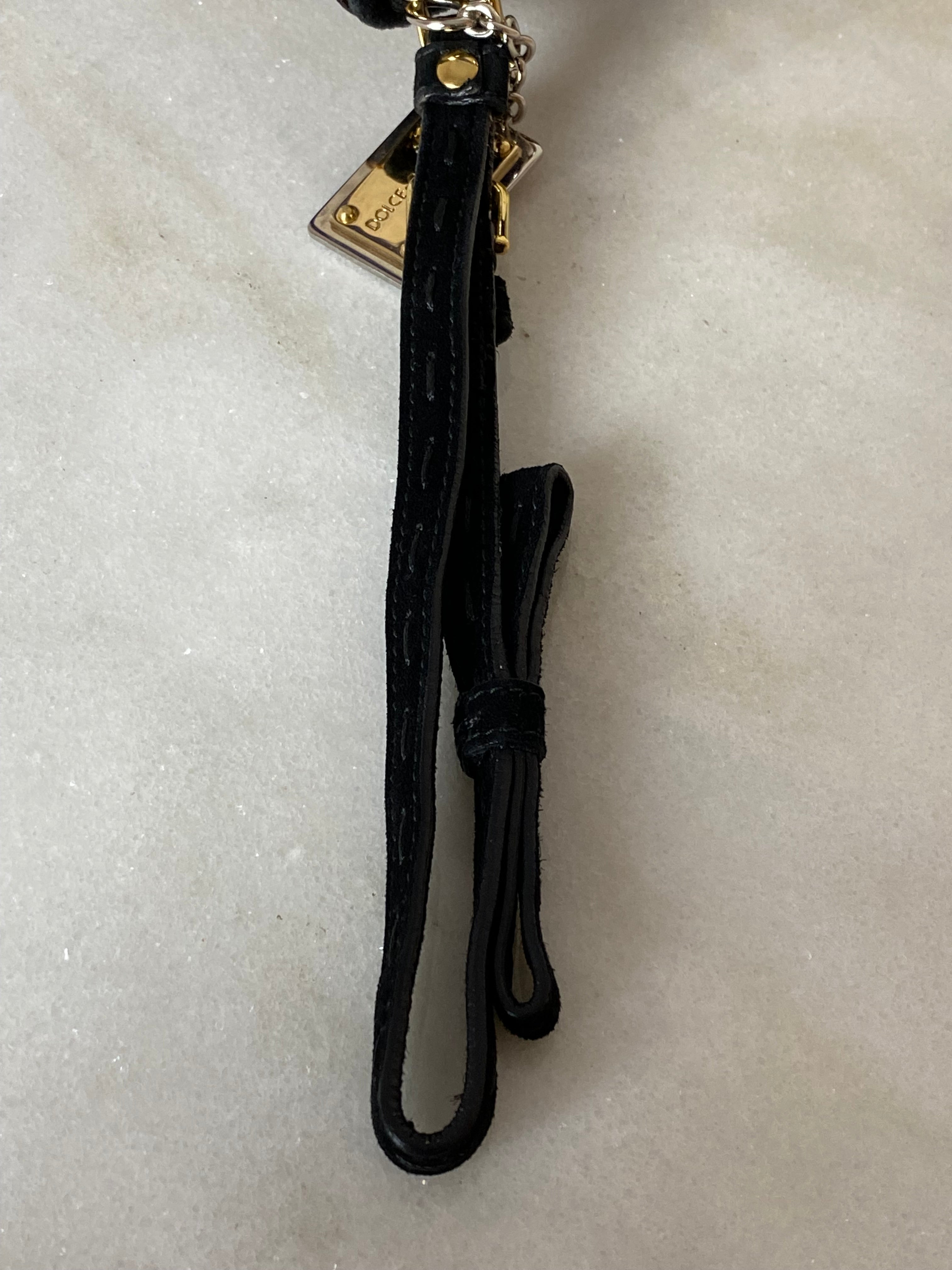 Dolce & Gabbana Leopard Black Fabric Clutch-Clutch-Dolce & Gabbana-The Closet Egypt