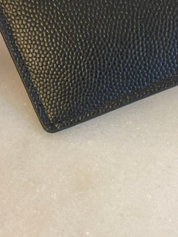 YSL Black Cassandre Small Wallet-wallet-YSL-The Closet Egypt