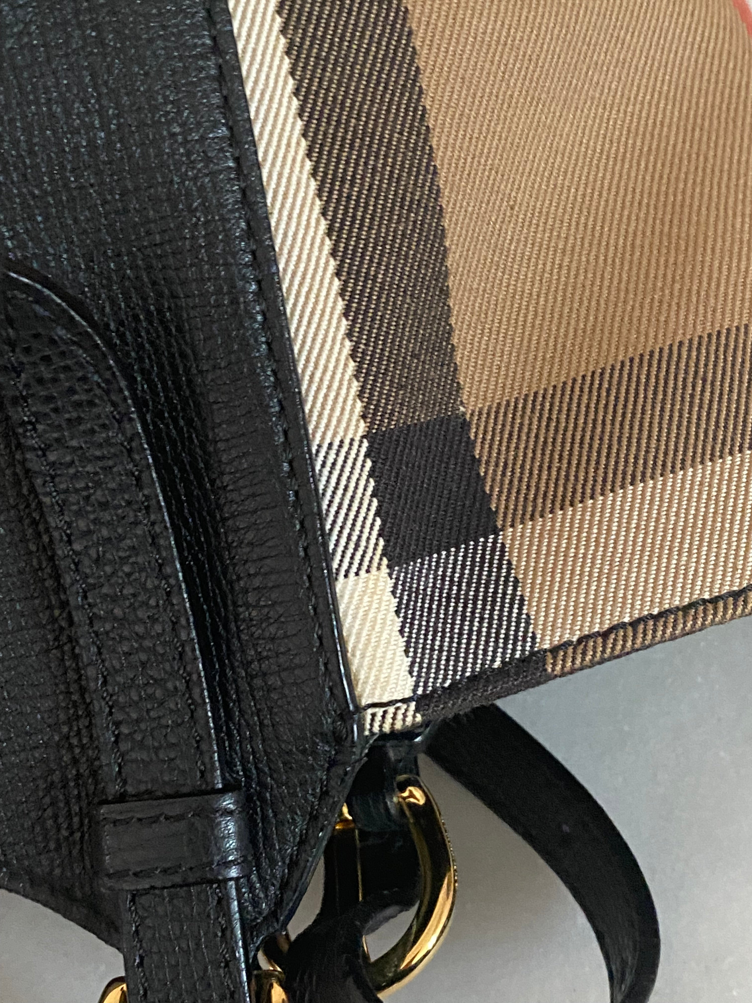 Burberry House Check Black Canterbury Shoulder Bag-handbag-Burberry-The Closet Egypt