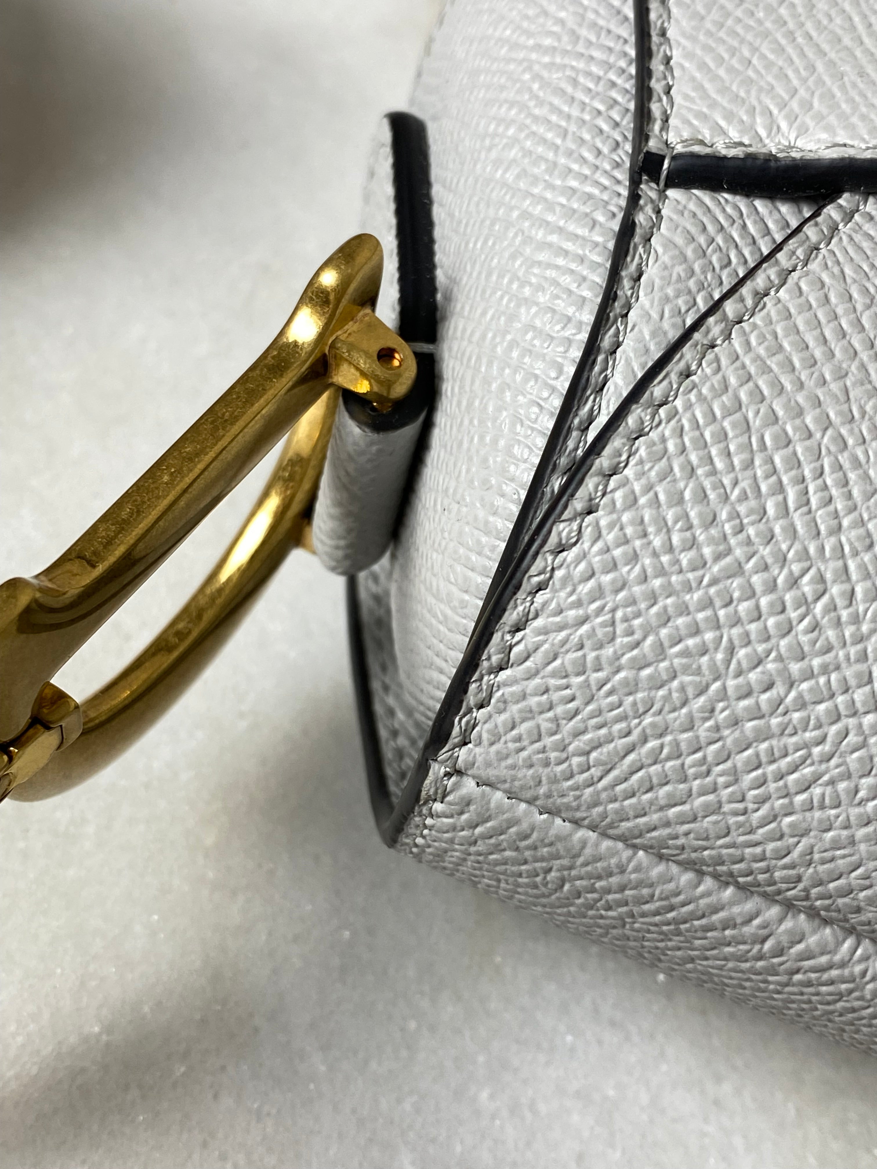Christian Dior Grey Saddle Bag W/ Strap-handbag-Christian Dior-The Closet Egypt
