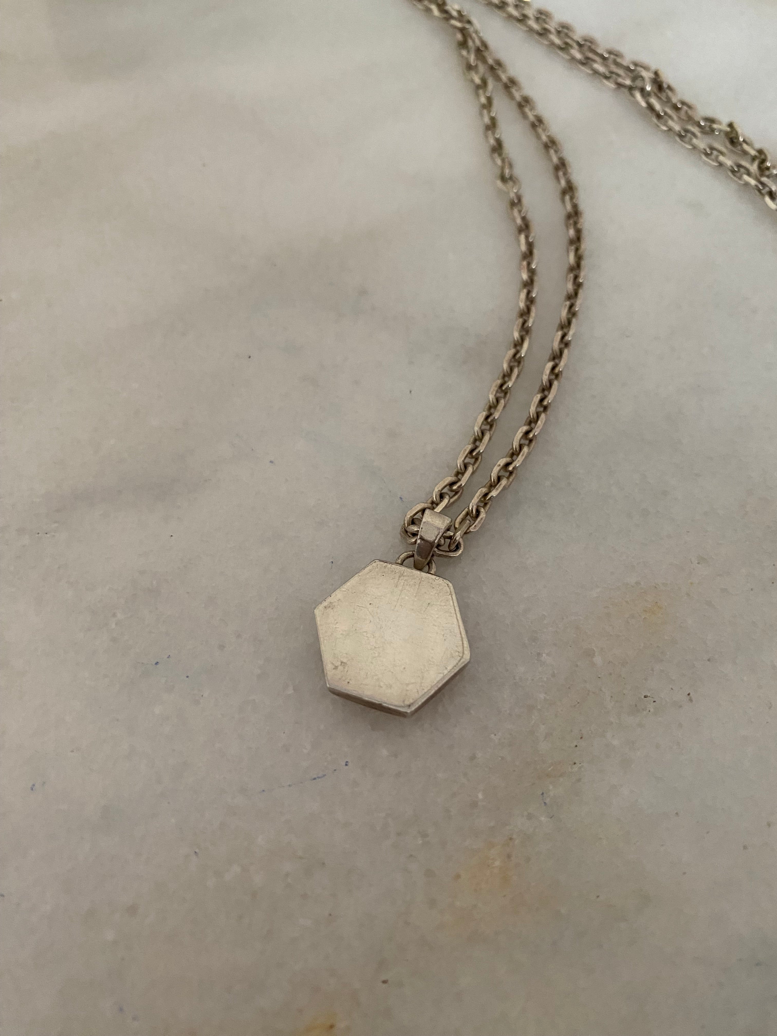 Gucci Silver Trademark Necklace-Necklaces-Gucci-The Closet Egypt
