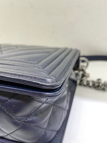 Chanel Blue Boy Medium Bag-handbag-Chanel-The Closet Egypt