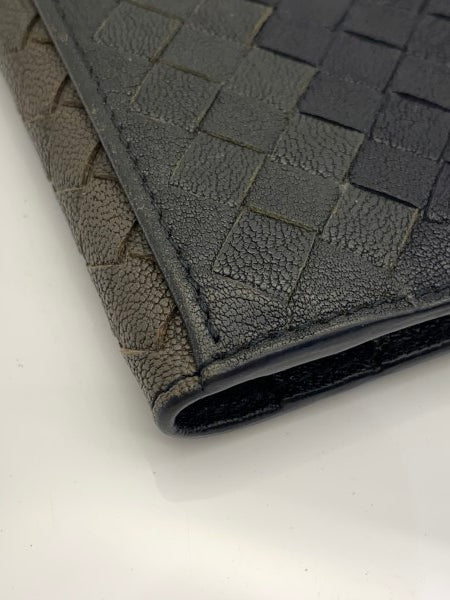 Bottega Veneta Bicolor Wallet with Initials K.A-wallet-Bottega Veneta-The Closet Egypt