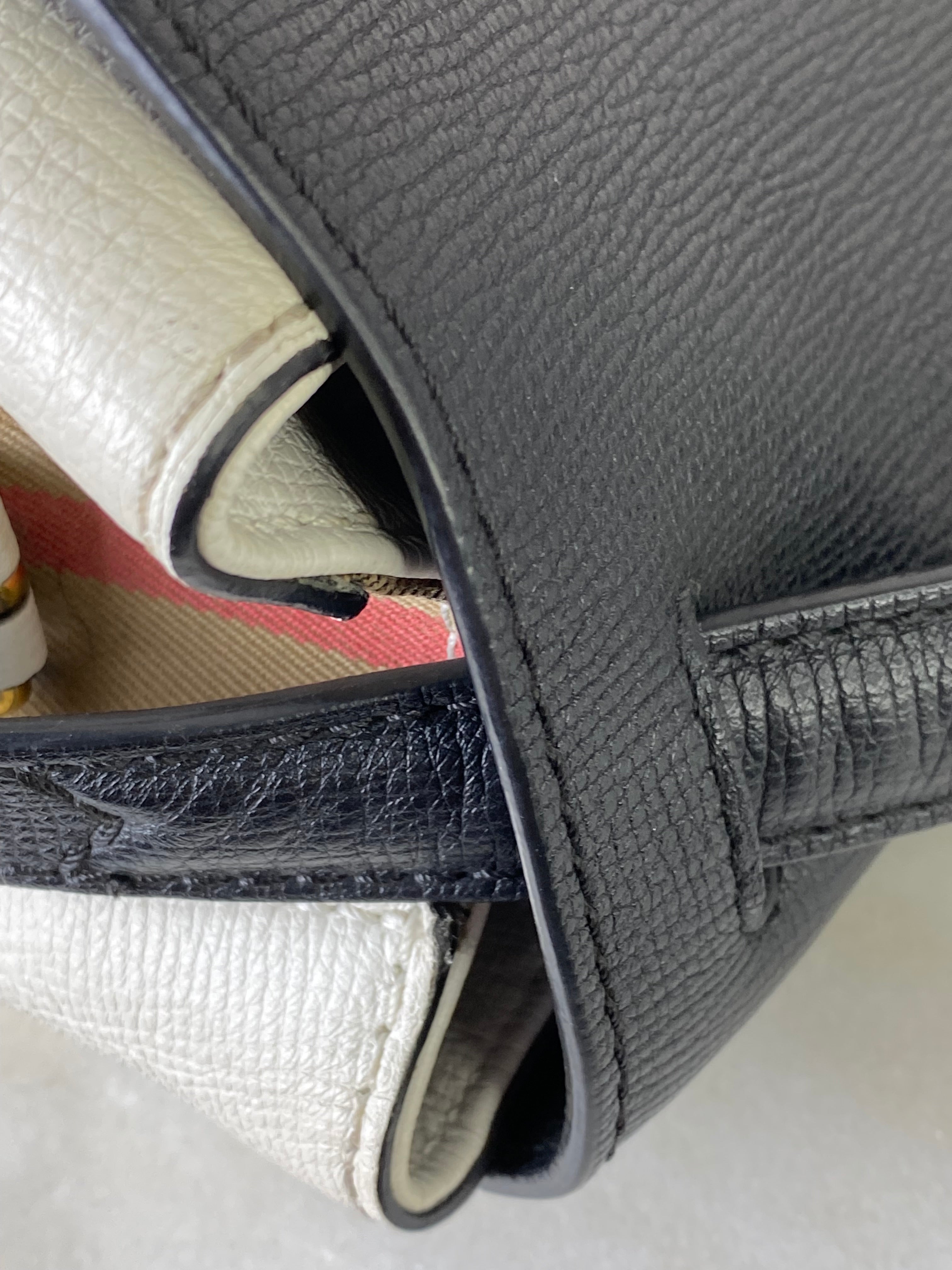 Burberry Bicolor Camberley House Check Top Handle Bag-handbag-Burberry-The Closet Egypt