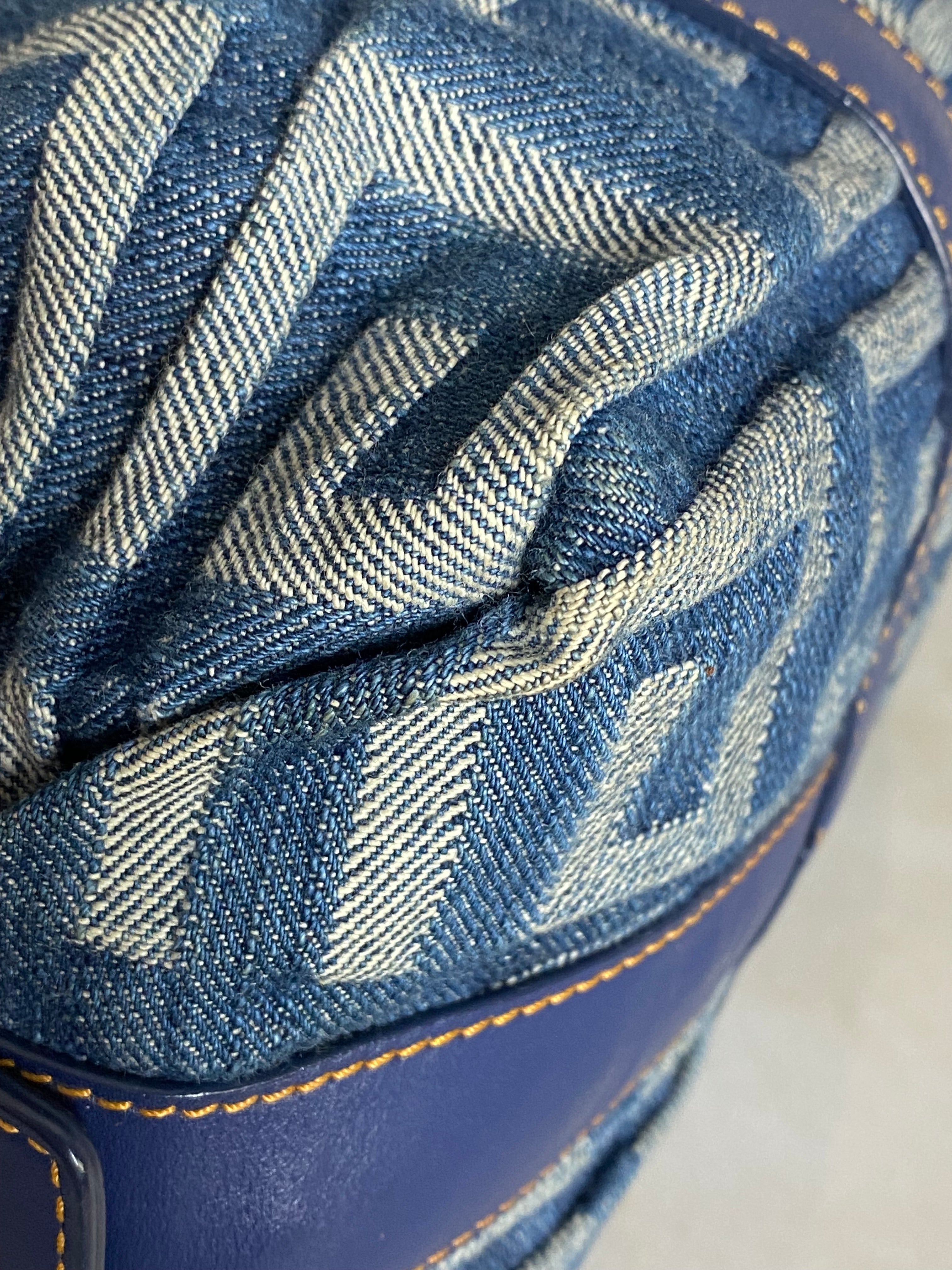 Givenchy Blue Denim Print Shoulder Bag-handbag-Givenchy-The Closet Egypt