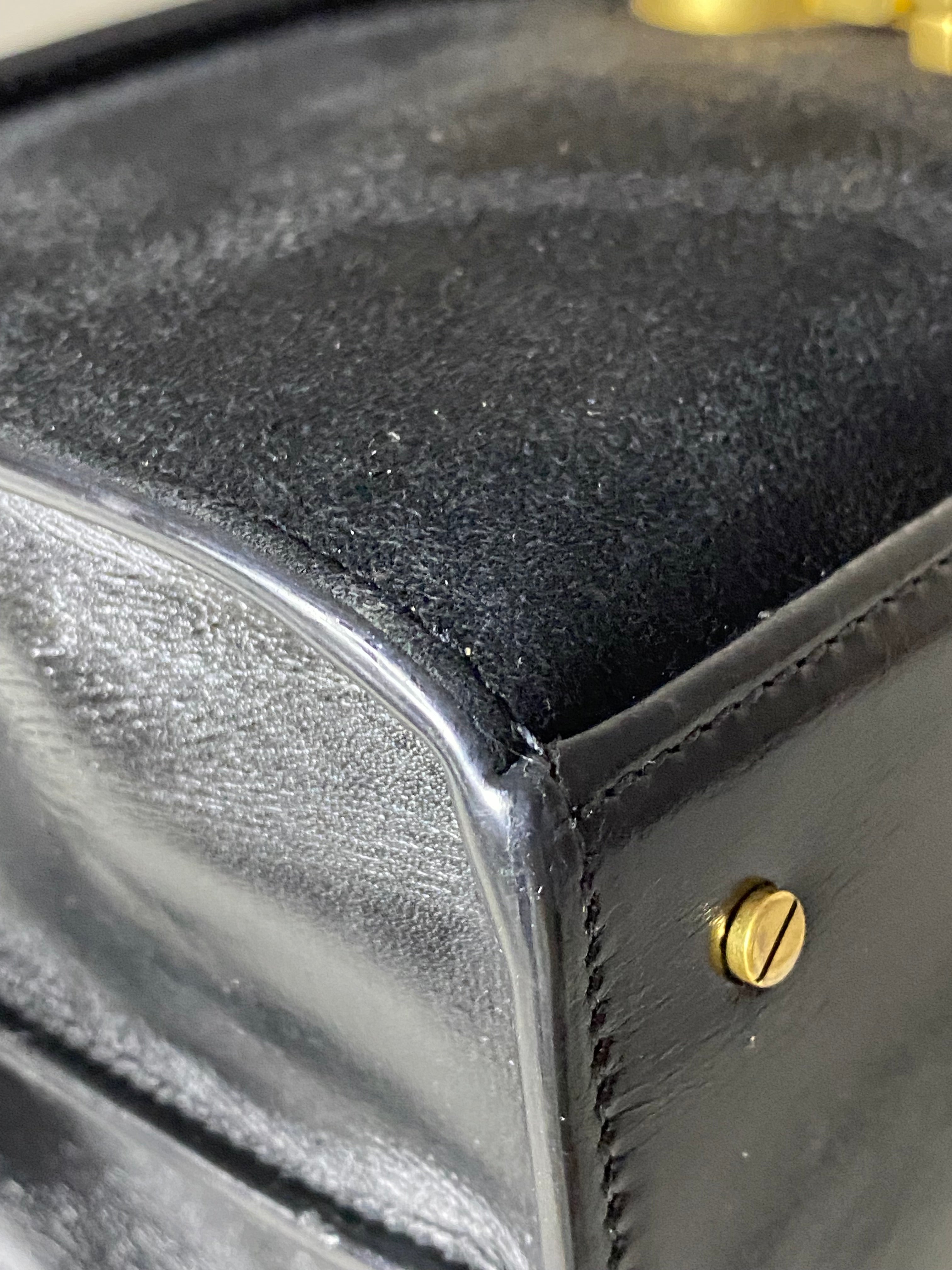 YSL Black Cassandra Top Handle Bag-handbag-YSL-The Closet Egypt