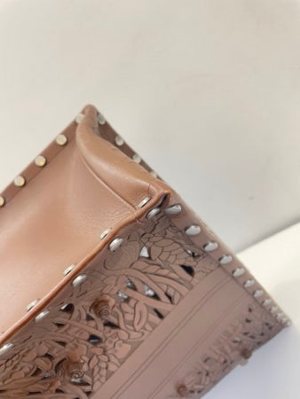 Christian Dior Brown Tote Book Sculpted Bag-handbag-Christian Dior-The Closet Egypt