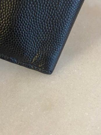 YSL Black Cassandre Small Wallet-wallet-YSL-The Closet Egypt