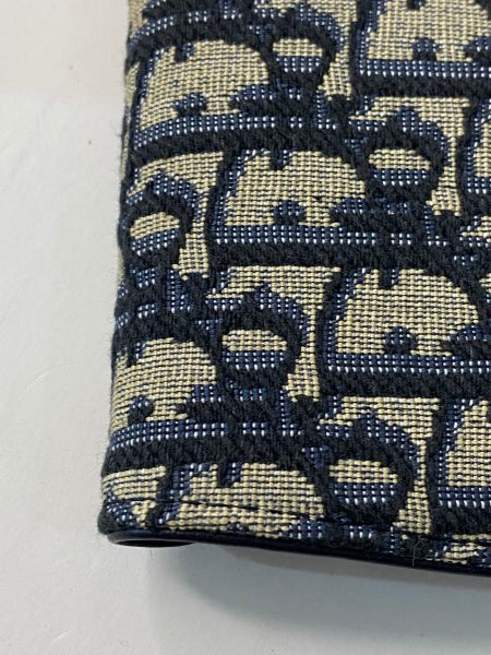 Christian Dior Blue Oblique Saddle Pouch-Pouch-Christian Dior-The Closet Egypt