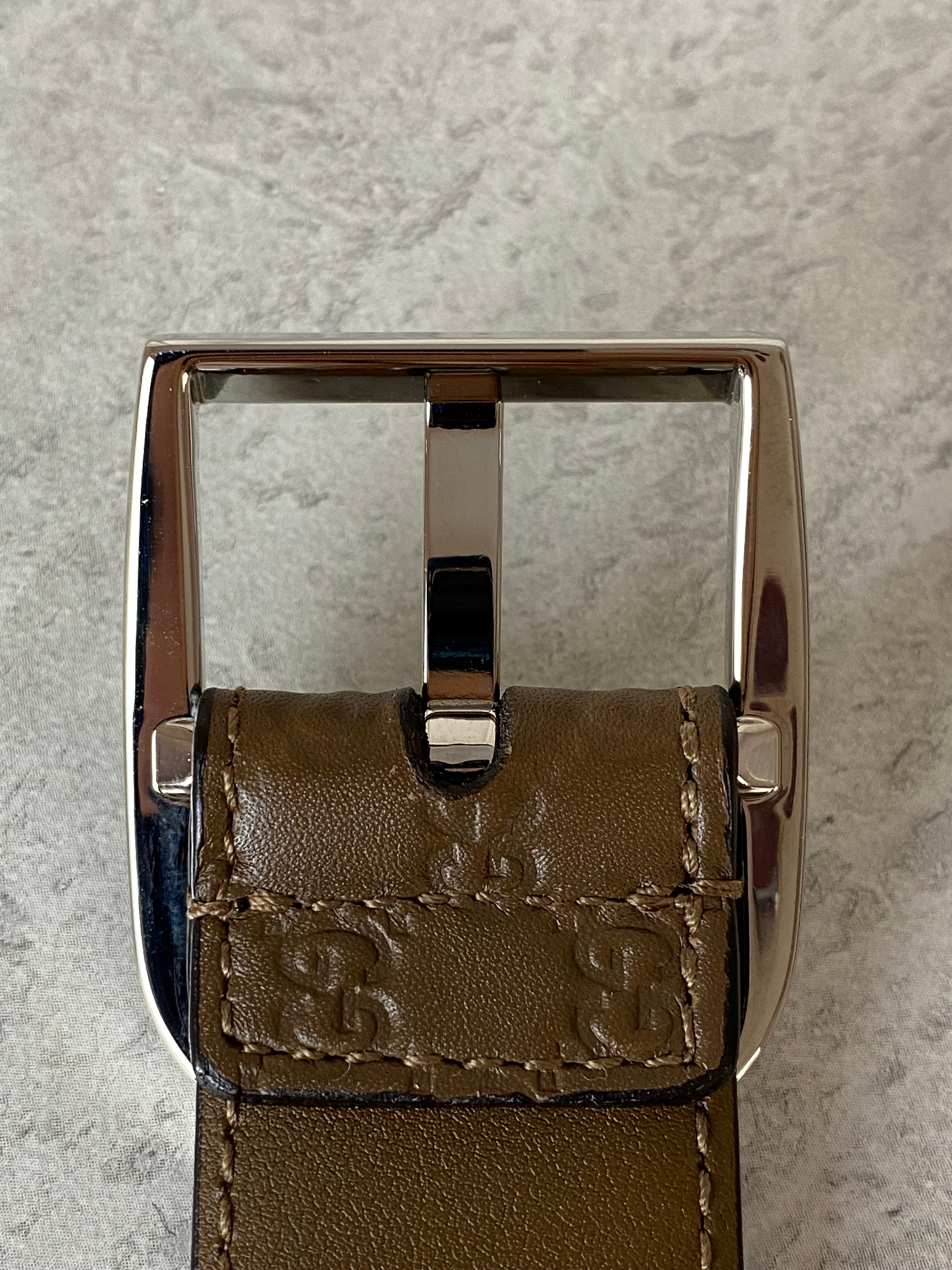 Gucci Brown GG Belt 38-Belt-Gucci-The Closet Egypt