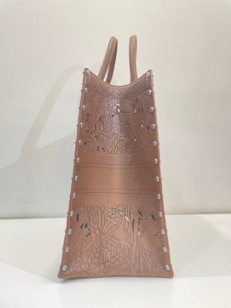 Christian Dior Brown Tote Book Sculpted Bag-handbag-Christian Dior-The Closet Egypt