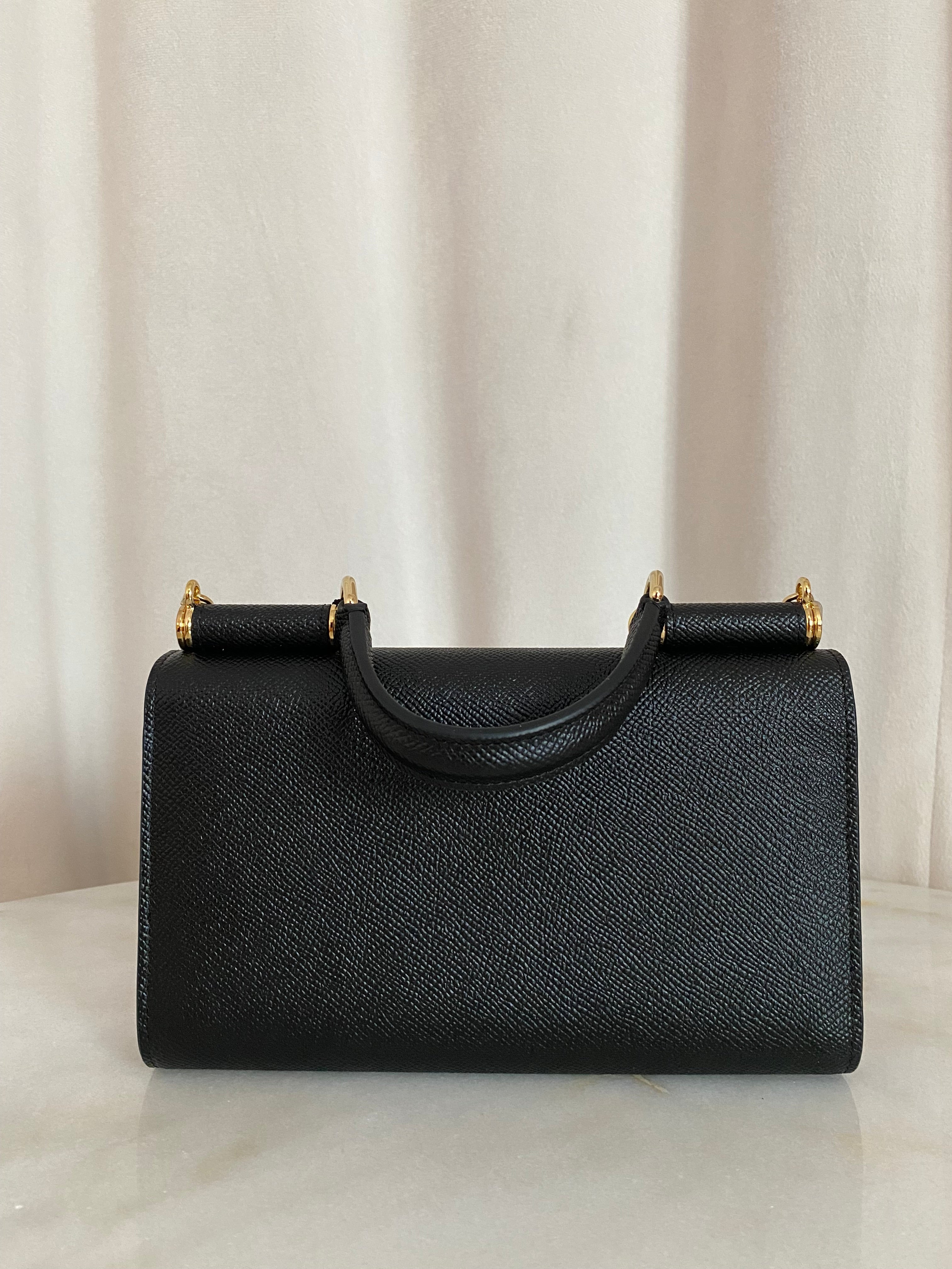 Dolce & Gabbana Black Dauphine Phone Bag-handbag-Dolce & Gabbana-The Closet Egypt