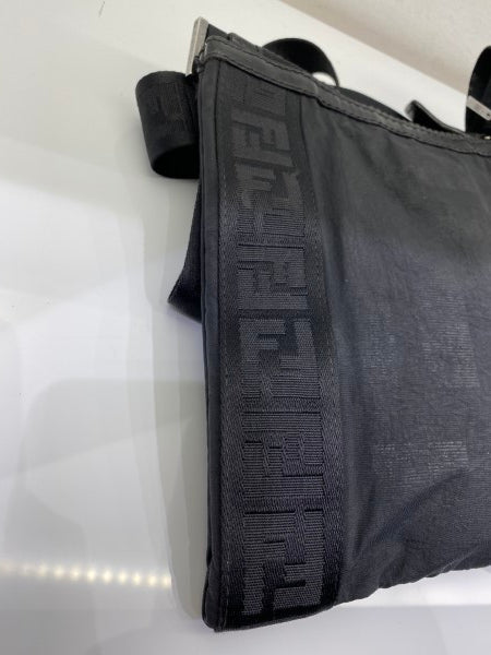 Fendi Black Zucca Nylon Crossbody Bag-handbag-Fendi-The Closet Egypt