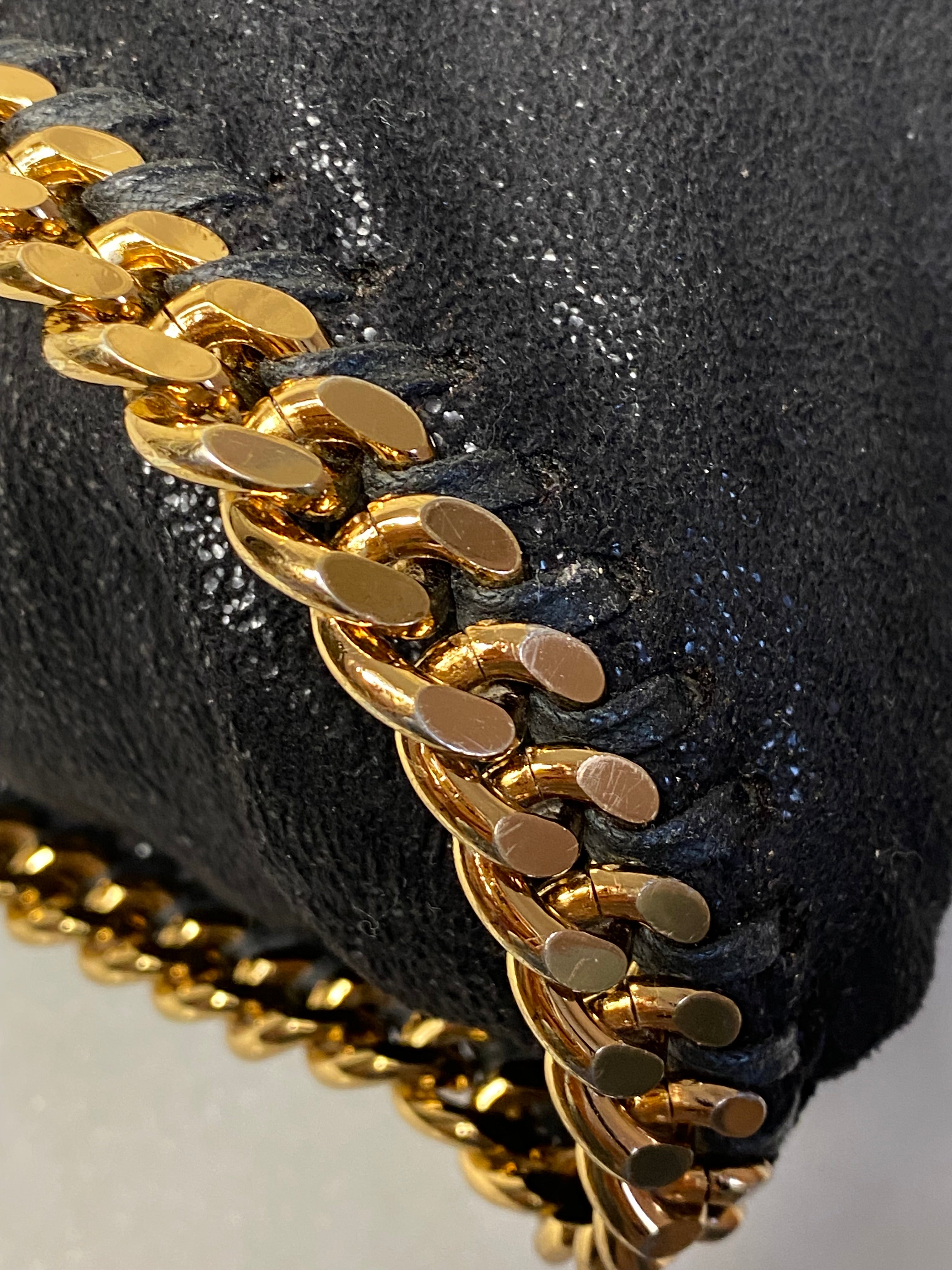 Stella Mccartney Black Falabella 2 Chain Bag-handbag-Stella Mccartney-The Closet Egypt