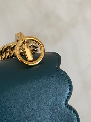 Fendi Olive Kan I Vitello Liberty Studded Shoulder Bag-handbag-Fendi-The Closet Egypt