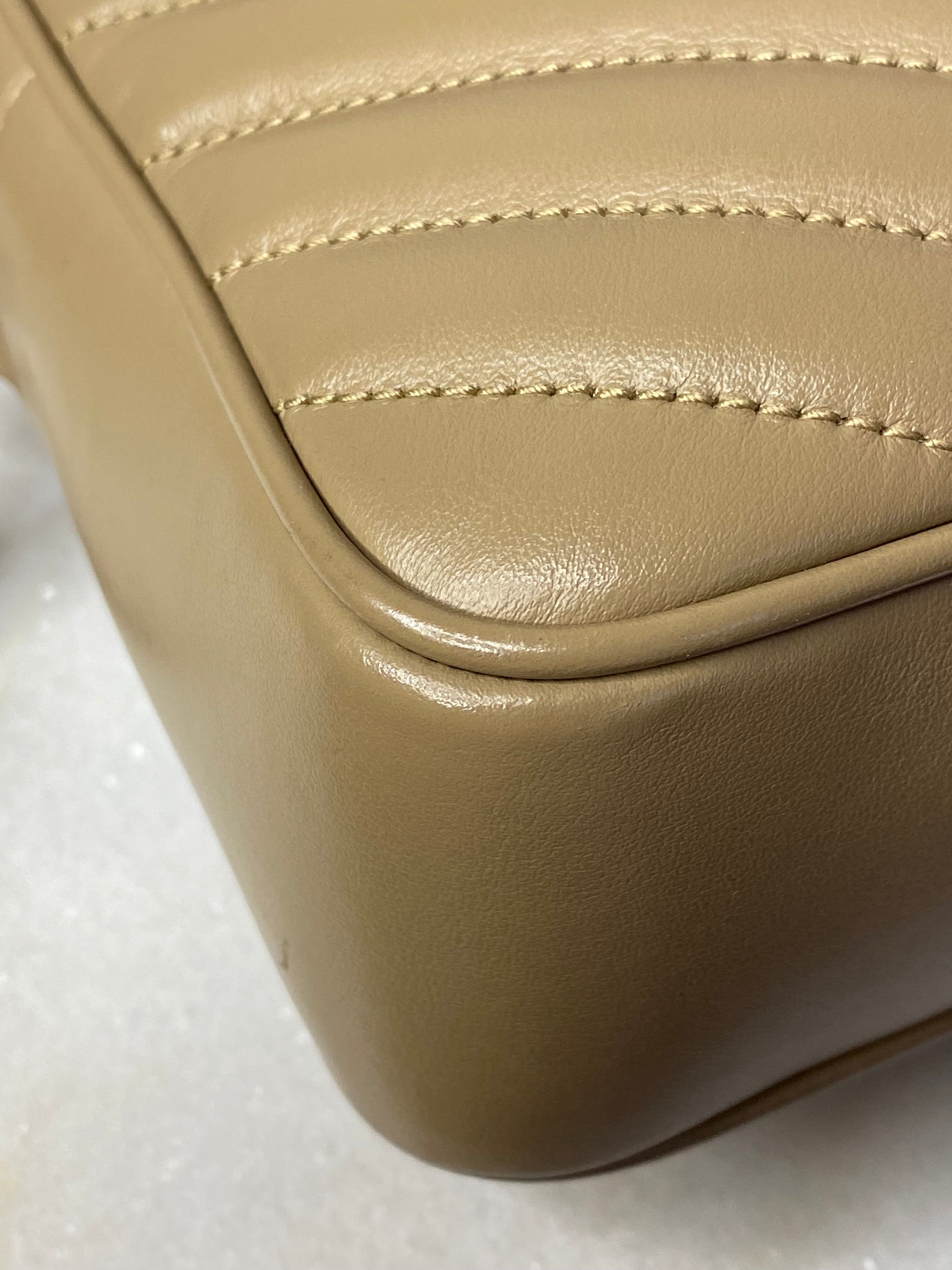 YSL Beige Lou Camera Crossbody Bag-handbag-YSL-The Closet Egypt