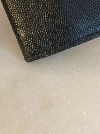 YSL Black Cassandre Small Wallet-wallet-YSL-The Closet Egypt
