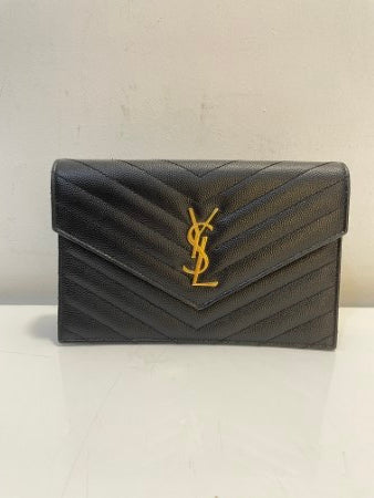 YSL Black Envelope WOC-Wallet Chain-YSL-The Closet Egypt