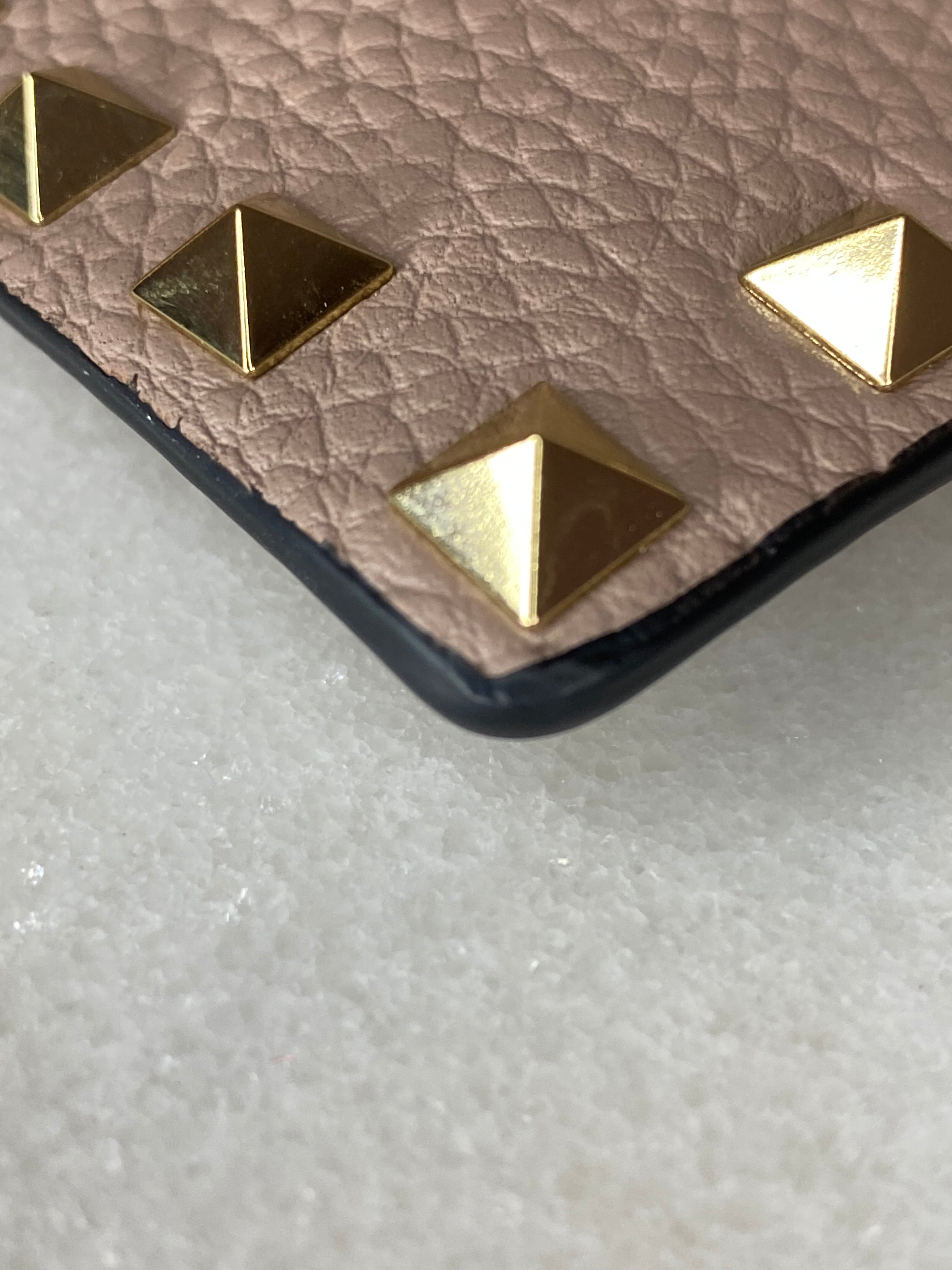 Valentino Nude Garavani Studded Envelope Pouch-Pouch-Valentino-The Closet Egypt